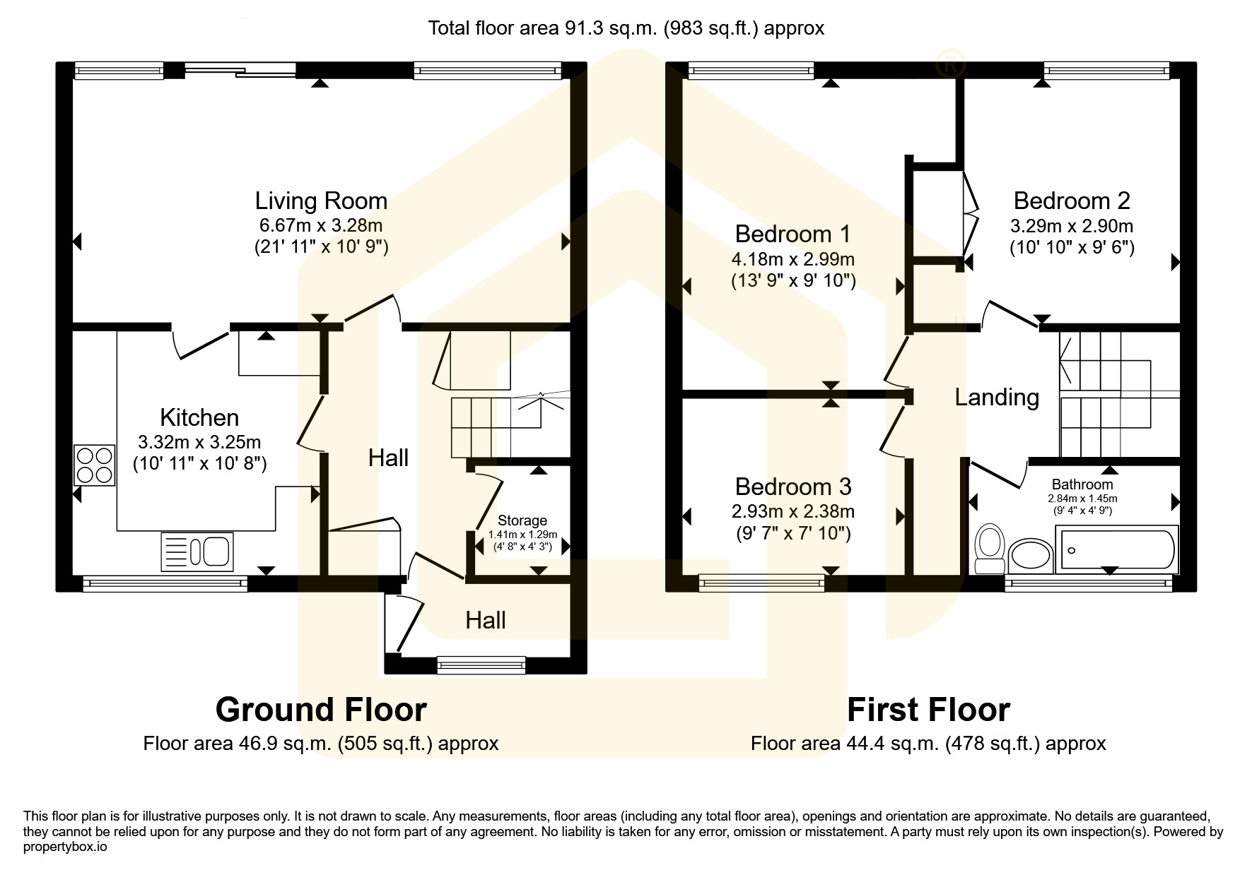 101 Badger Road, 101 Badger Road, Sheffield floorplan