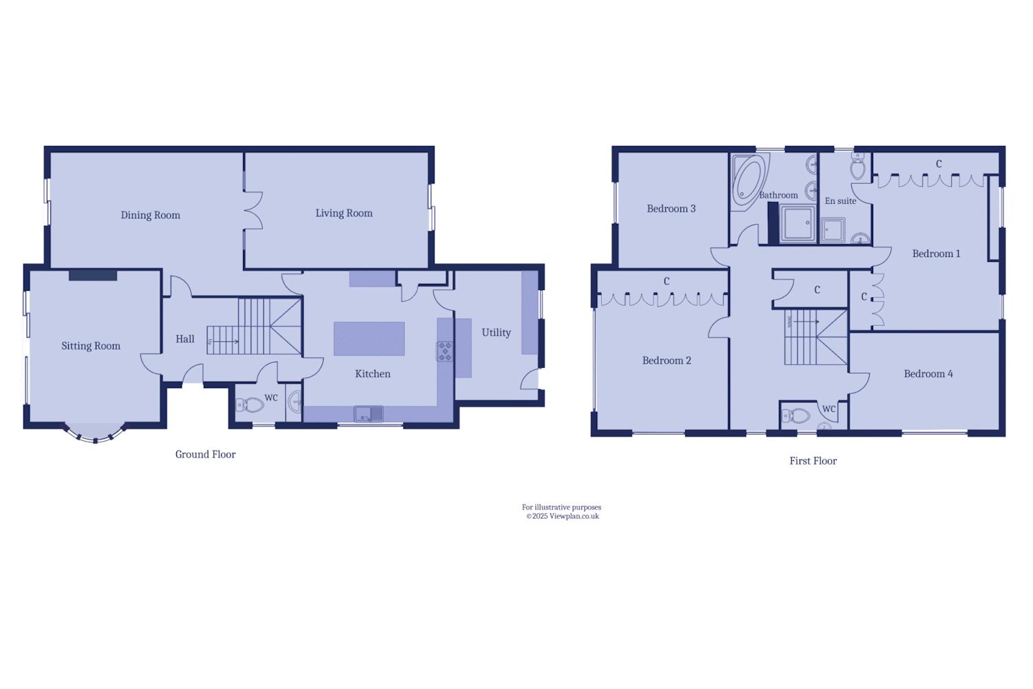 Carinya, Swanbridge Road, Sully floorplan