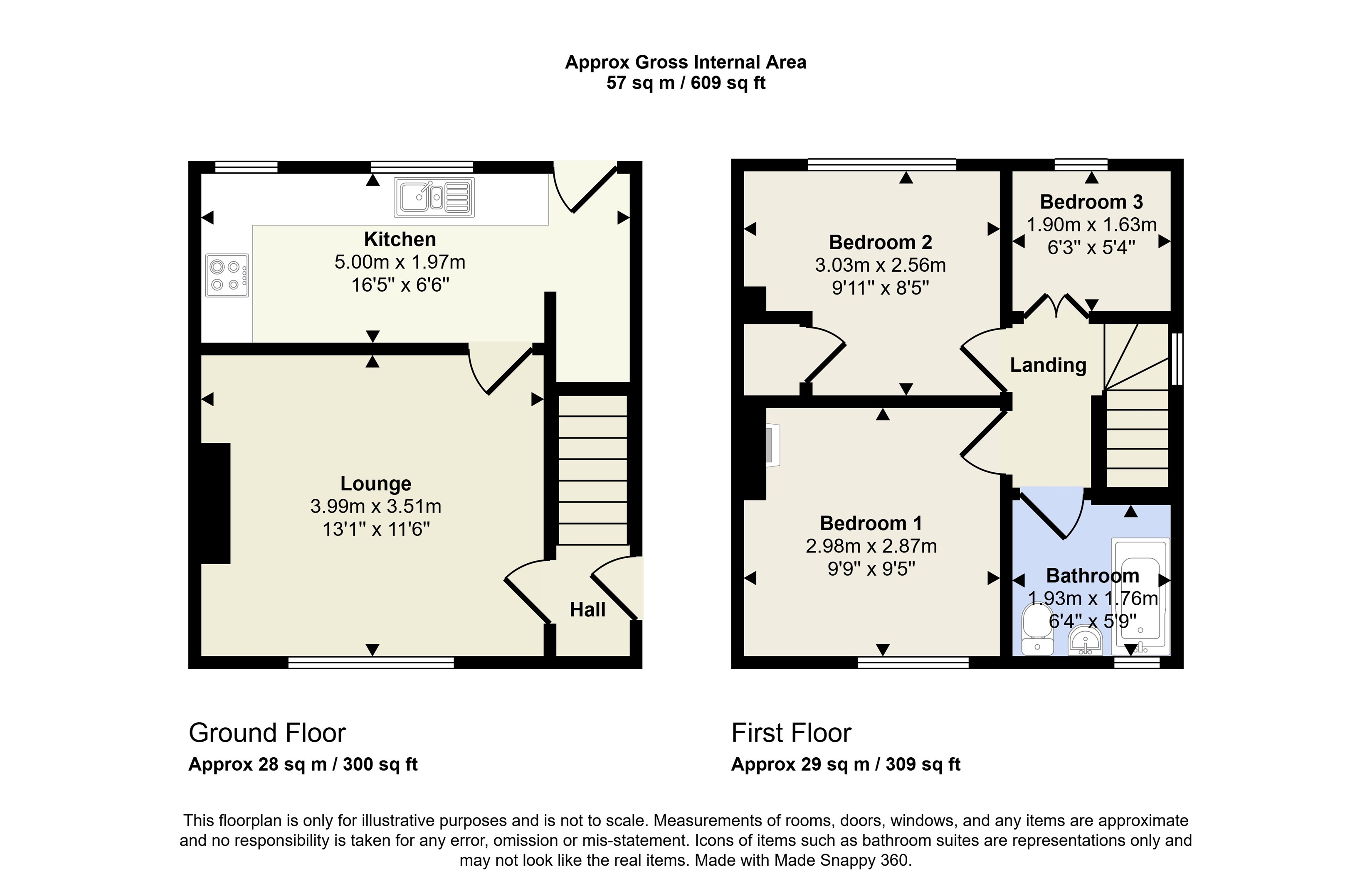 27, Wensor Avenue, Beeston, Nottingham floorplan