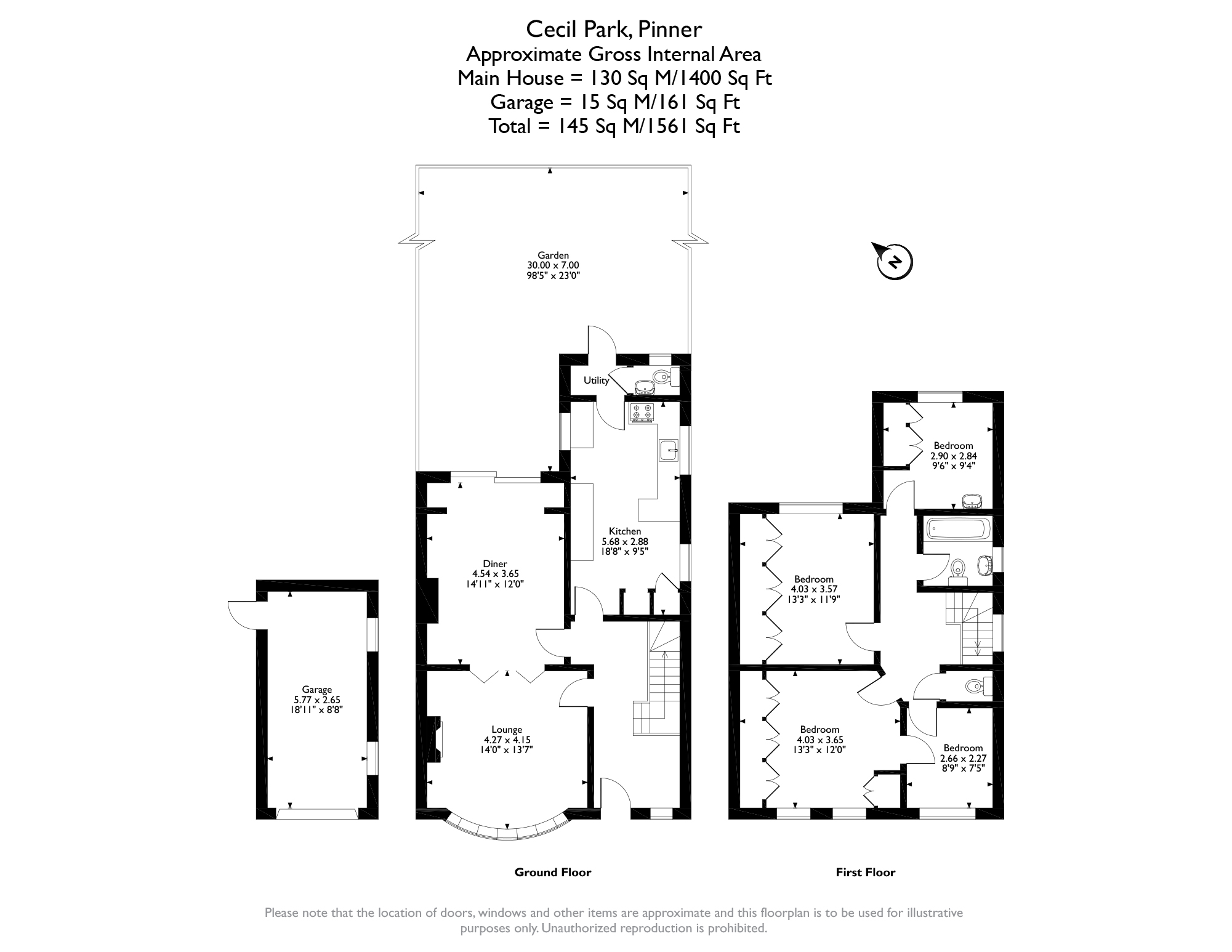 Cecil Park, Pinner HA5, 4 bedroom semidetached house for sale