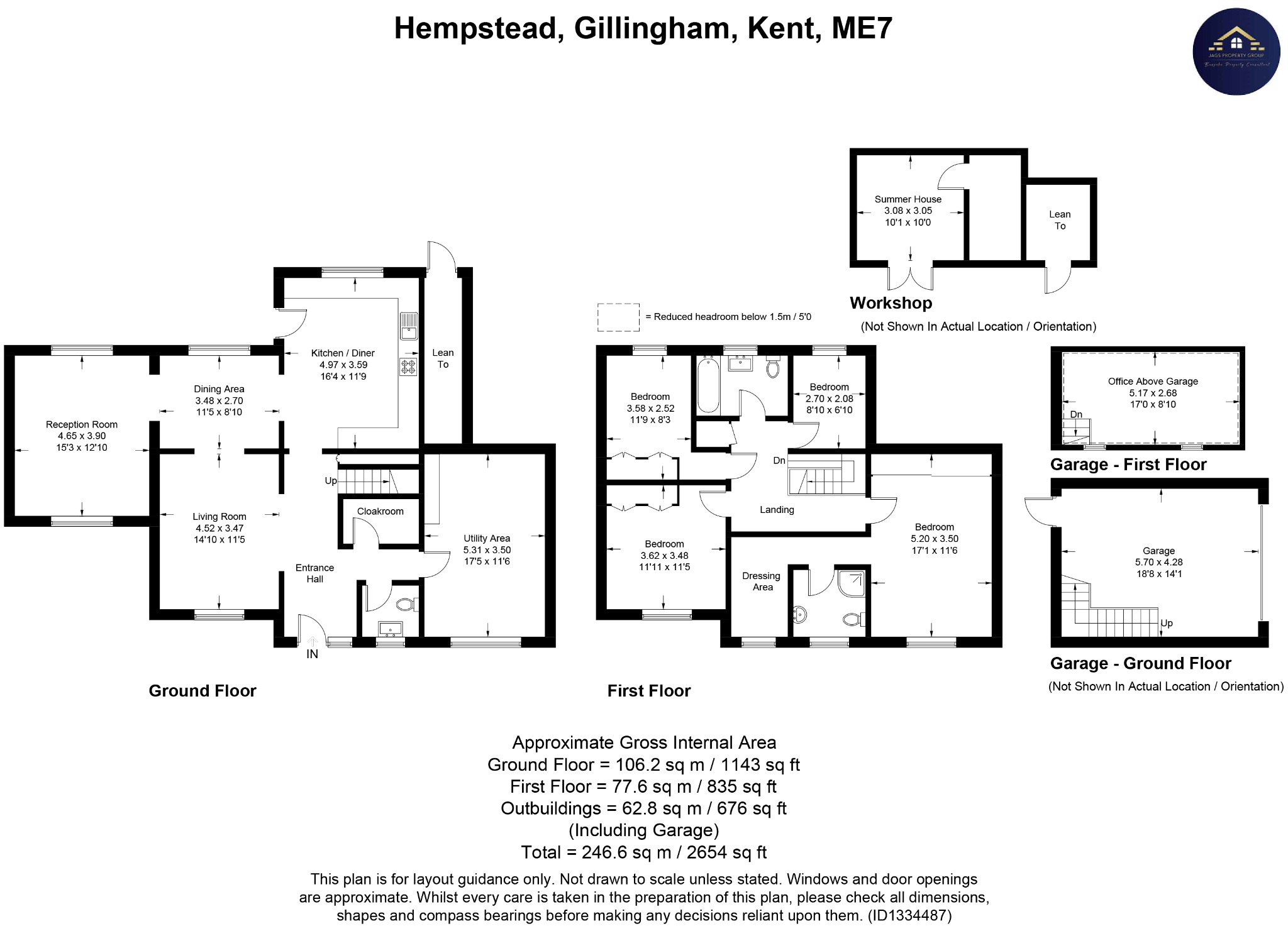4 Lavenda Close, Hempstead, Kent floorplan