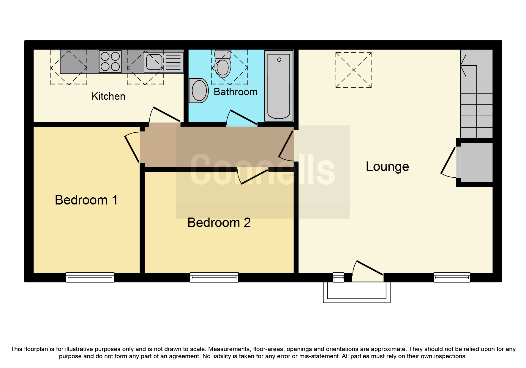 Abbott Way, Whetstone, Leicester LE8, 2 bedroom property for sale