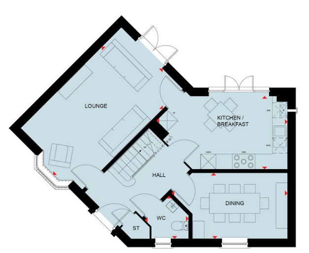 H8464160, Stonebridge Lane, Warsop, Mansfield floorplan