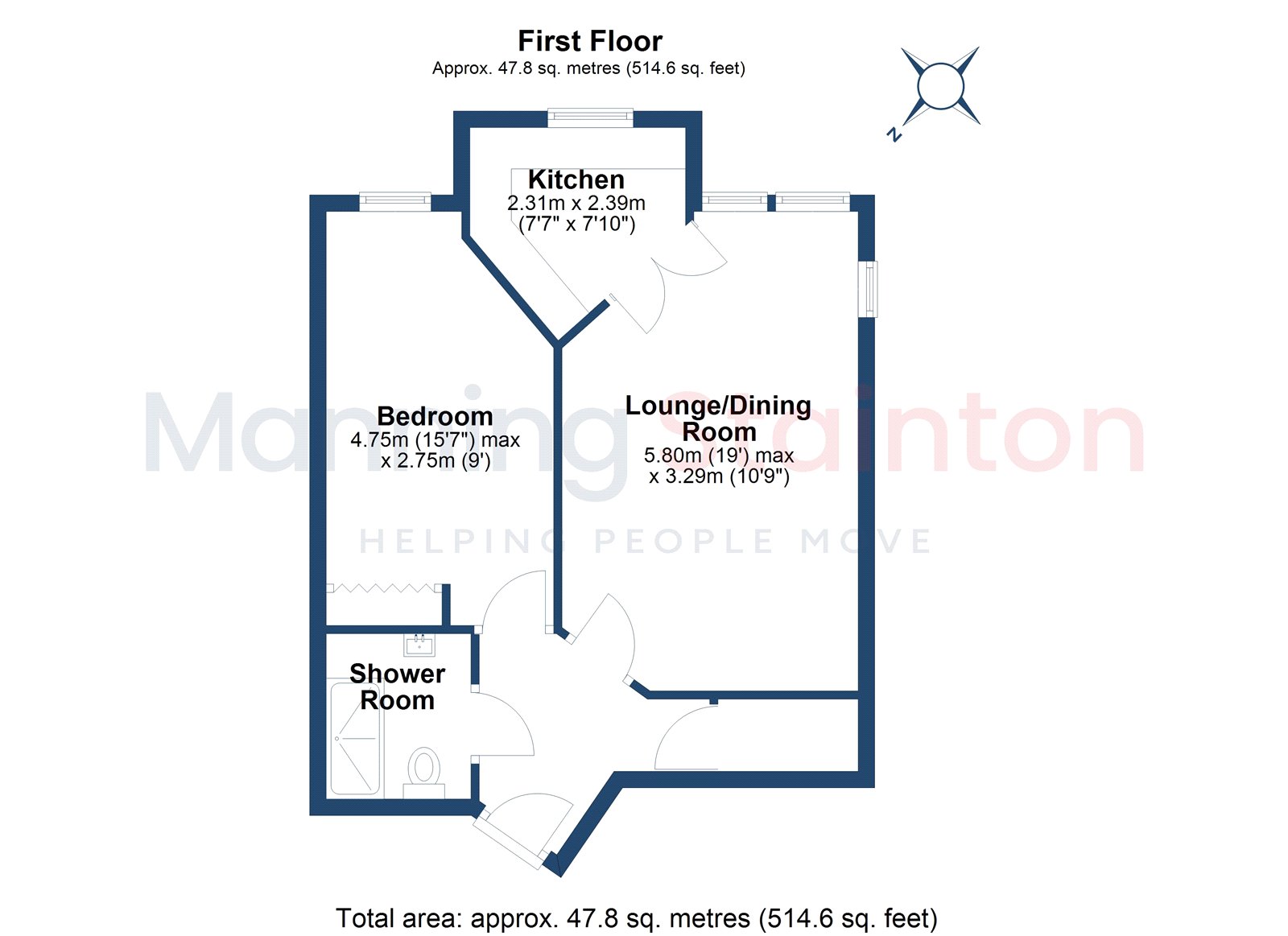 19, Rosewood Court, Leeds floorplan