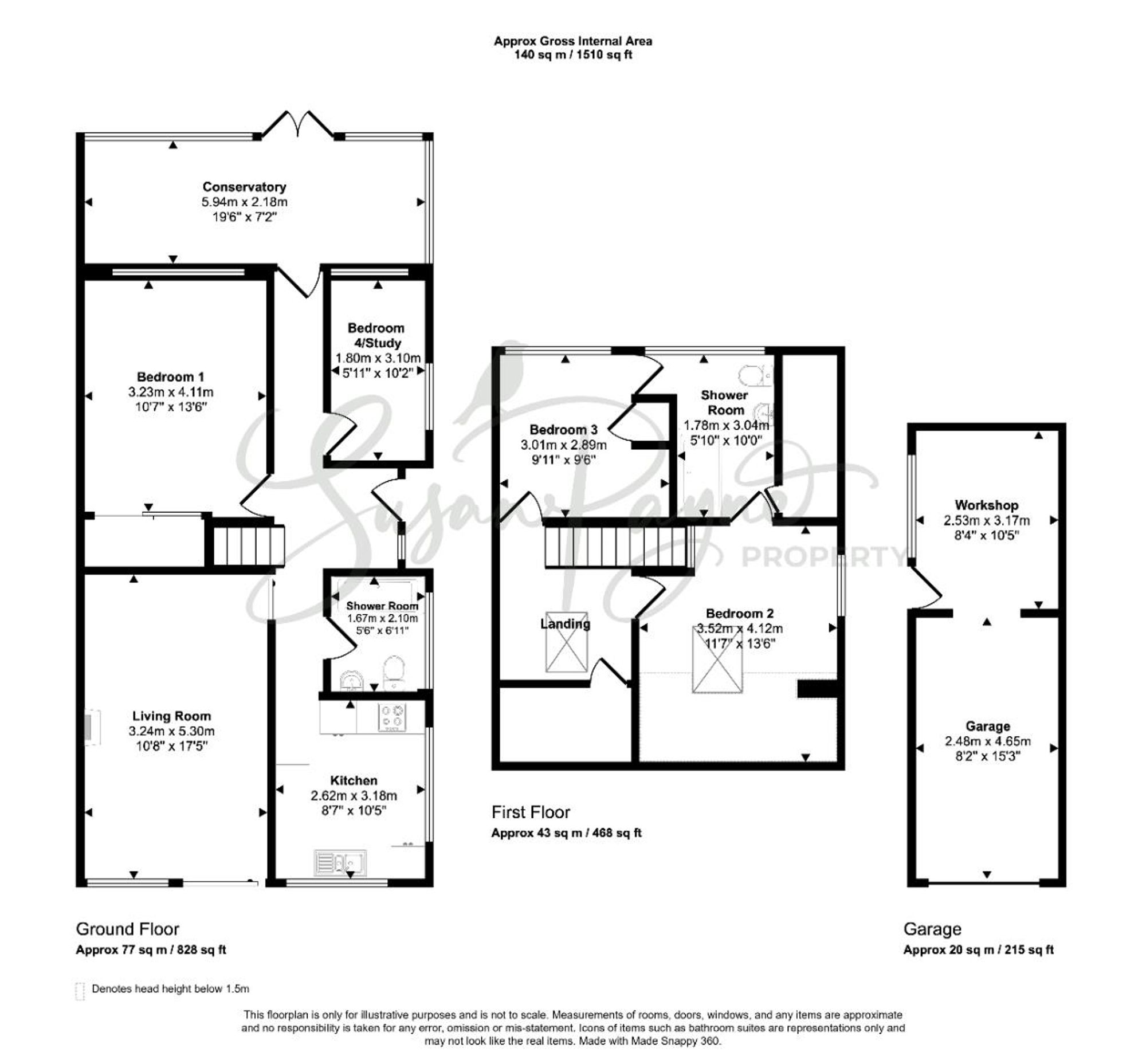 7, Verwood Drive, Binstead floorplan