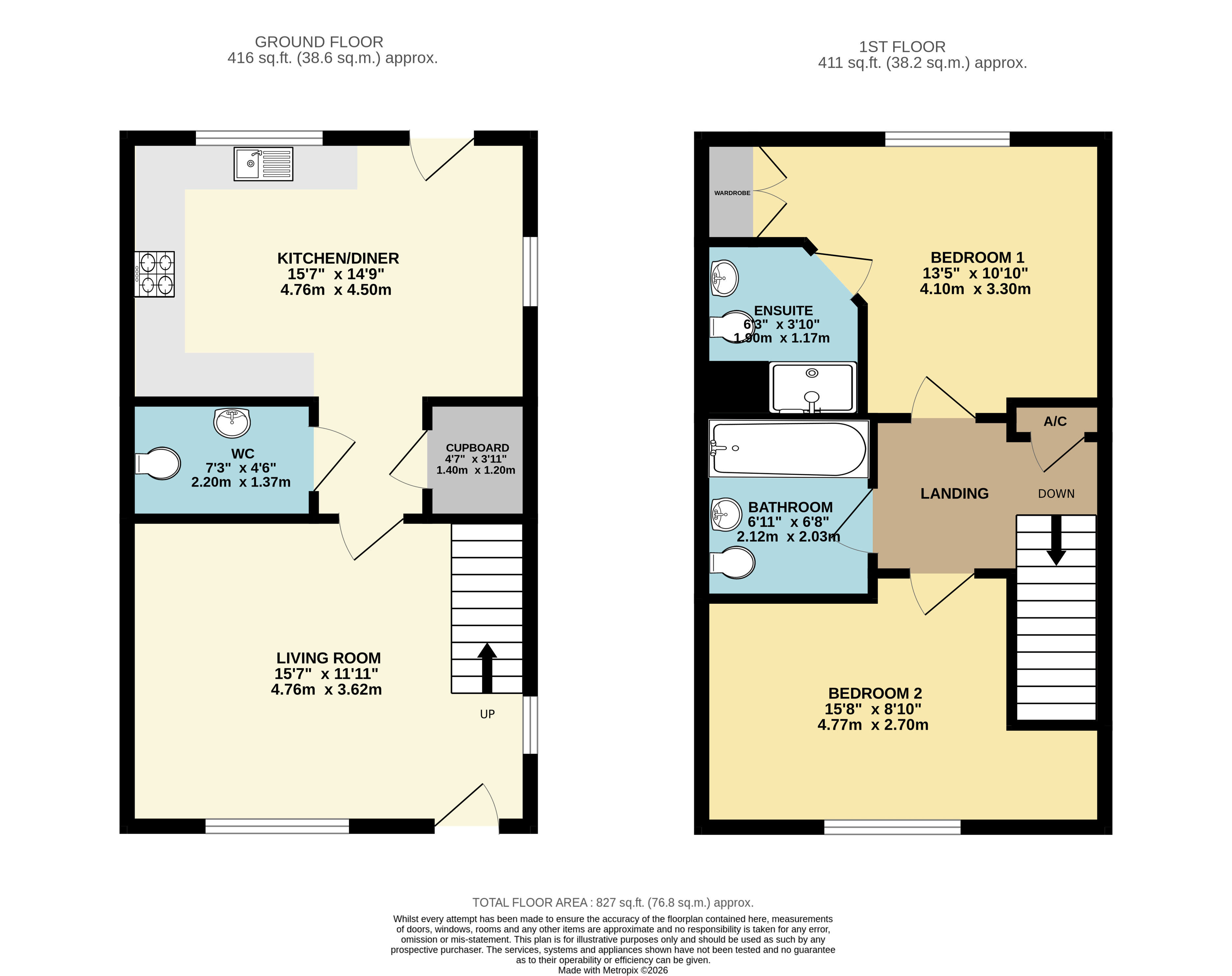 8, Nathaniel Close, Sarisbury Green floorplan