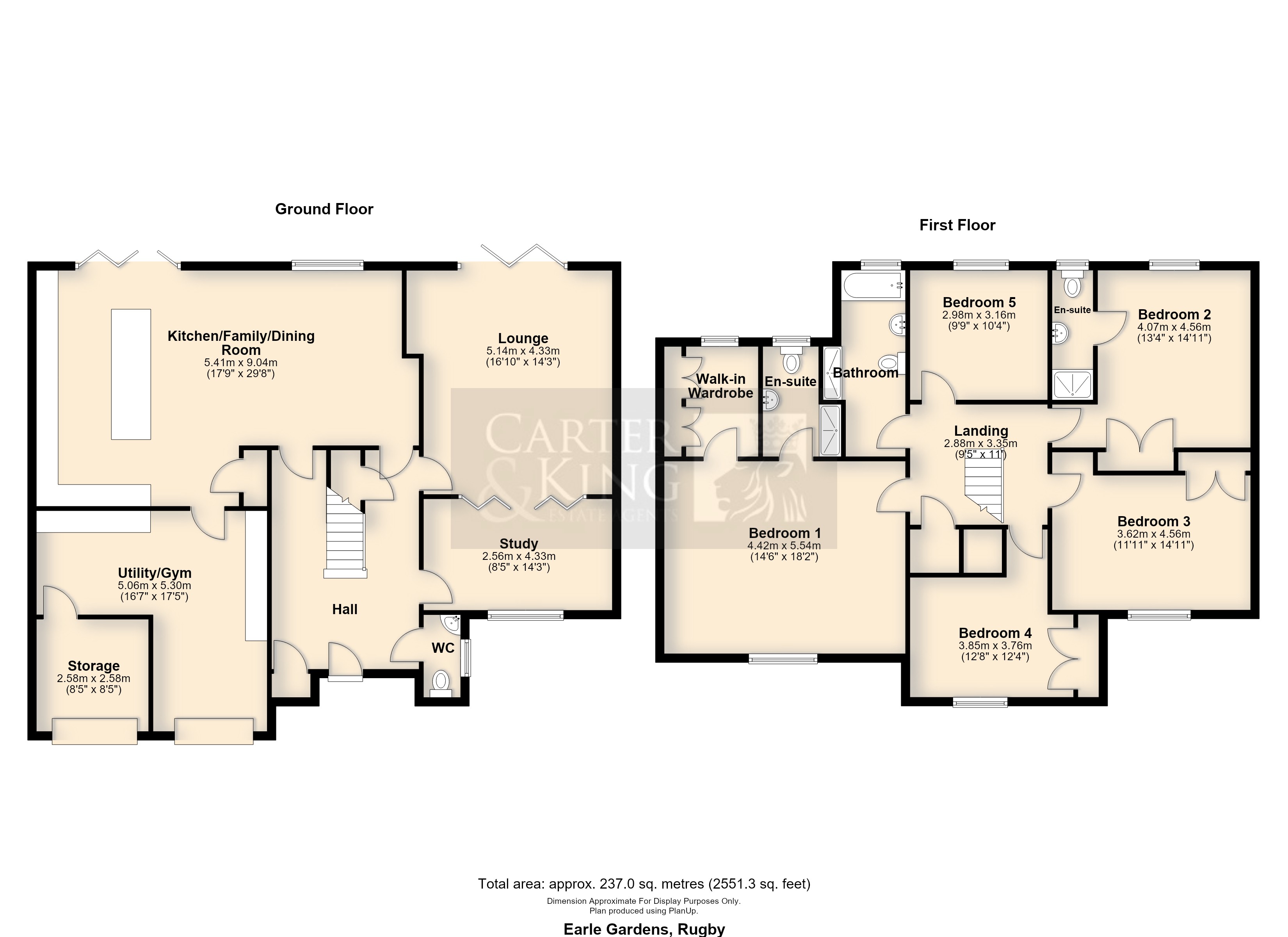 8, Earle Gardens, Rugby floorplan