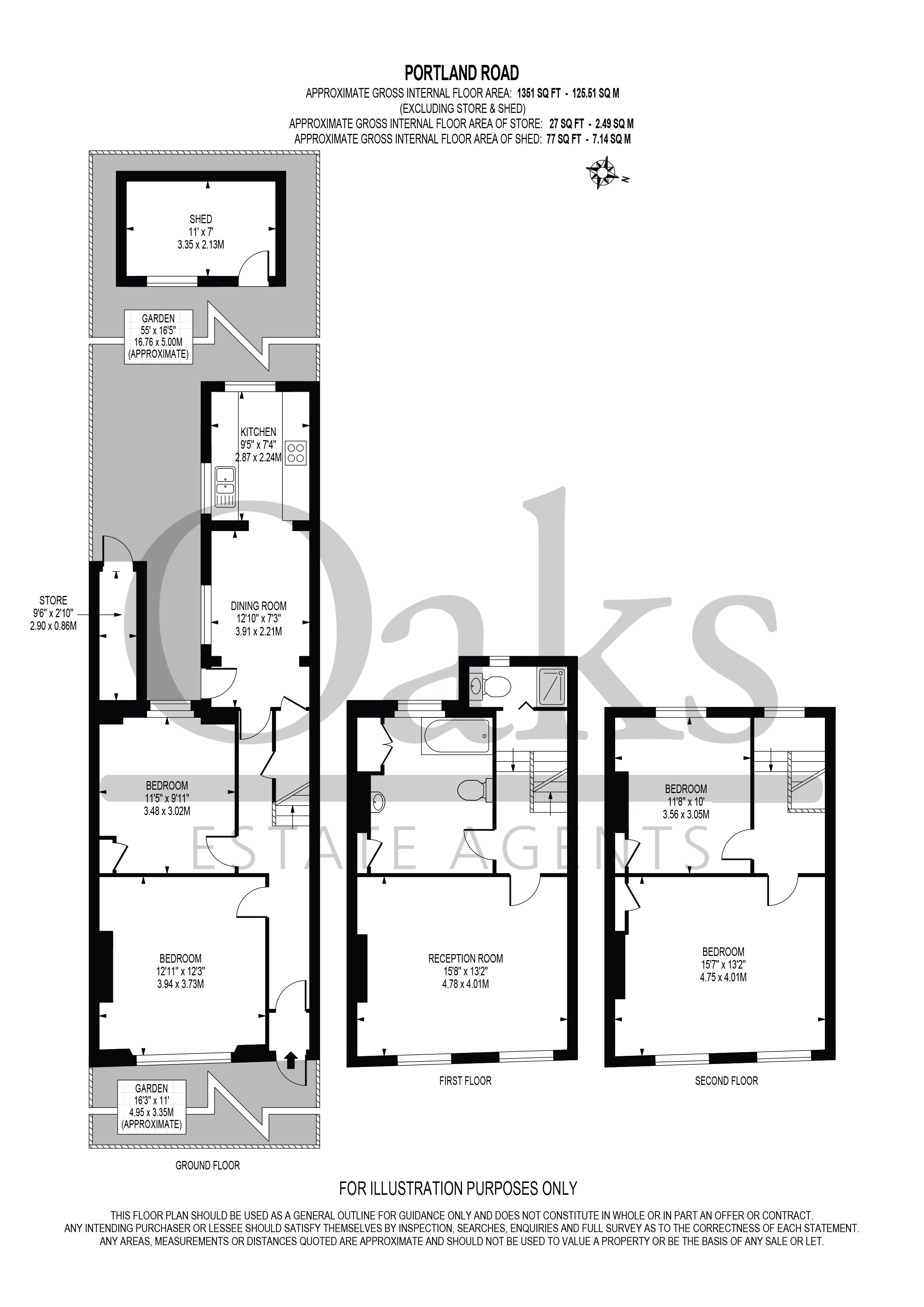 Portland Road, London floorplan