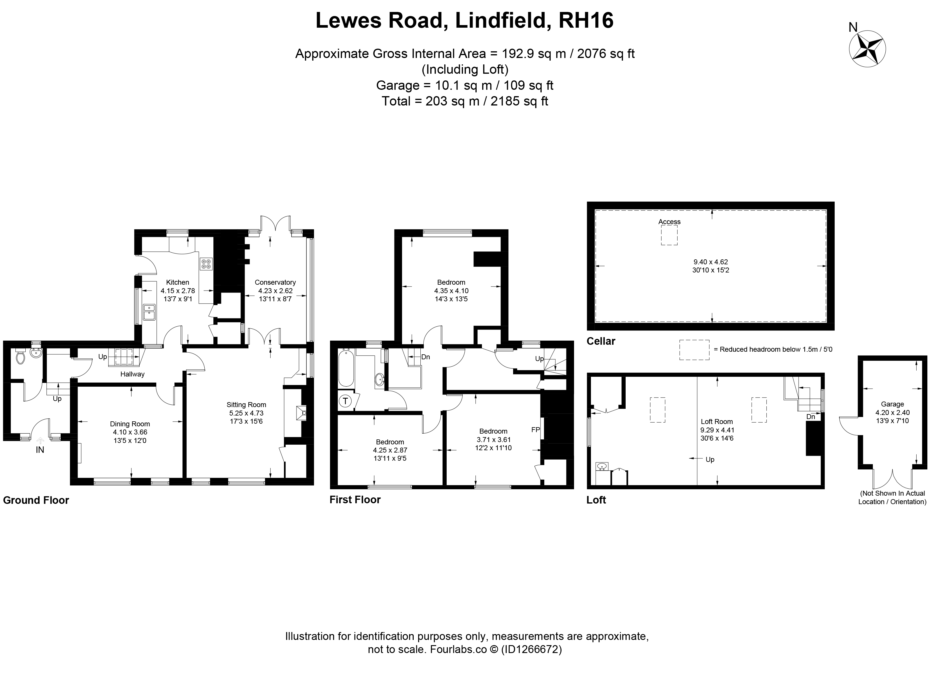 Mead Cottage,, Lewes Road, West Sussex floorplan