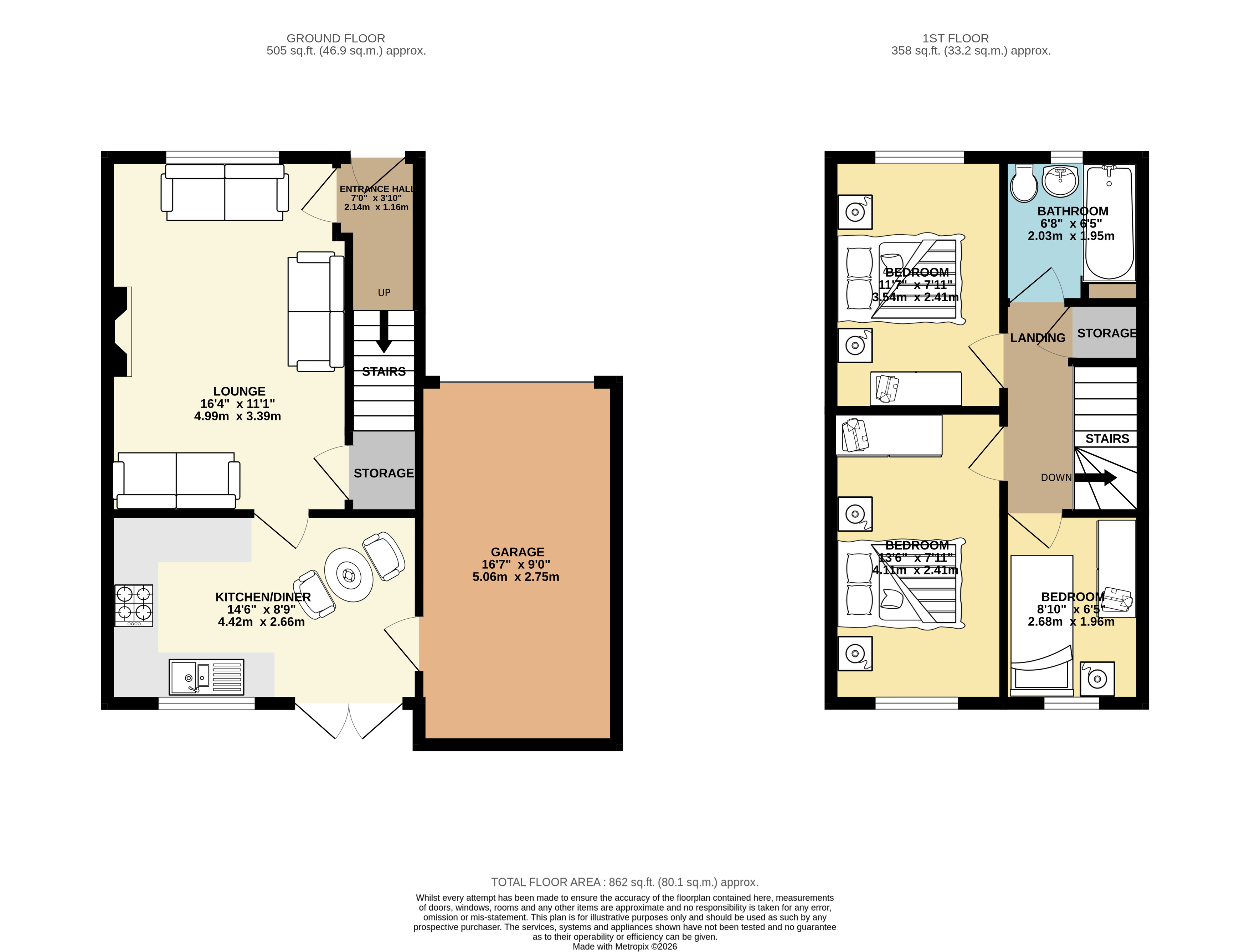 5, Applehaigh Drive, Doncaster floorplan
