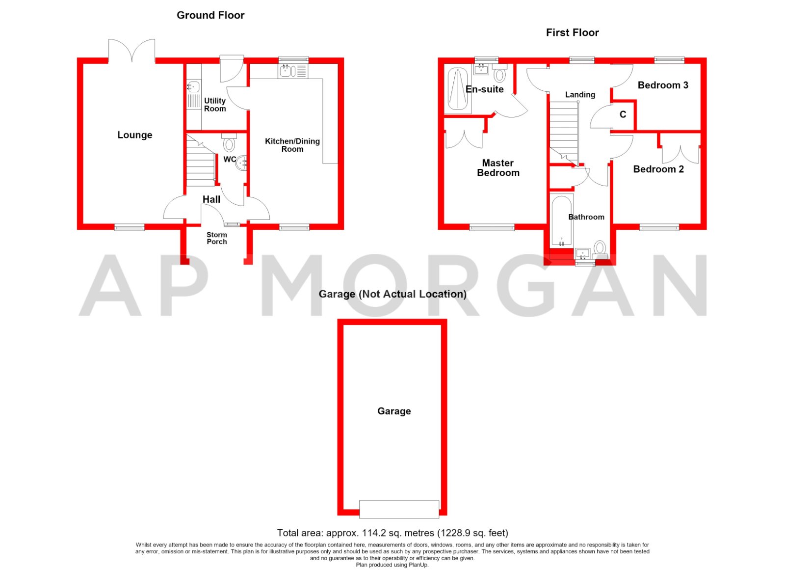 46, Gresley Way, Droitwich floorplan