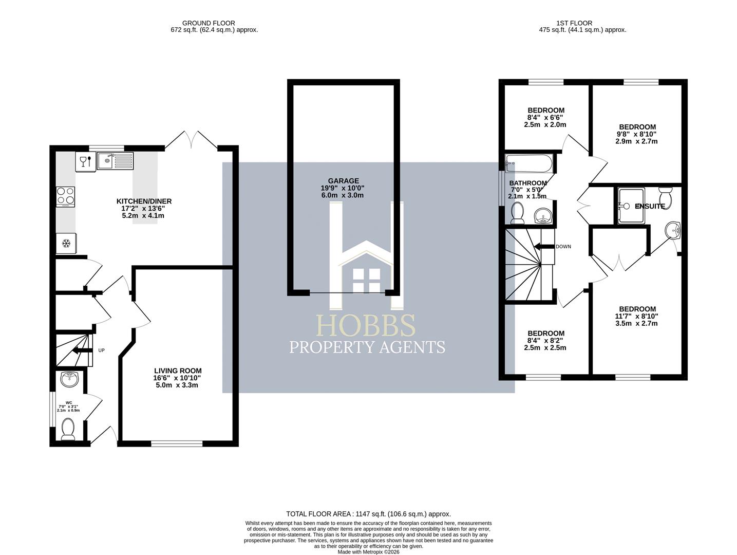 75, Poskett Way, Wotton-Under-Edge floorplan
