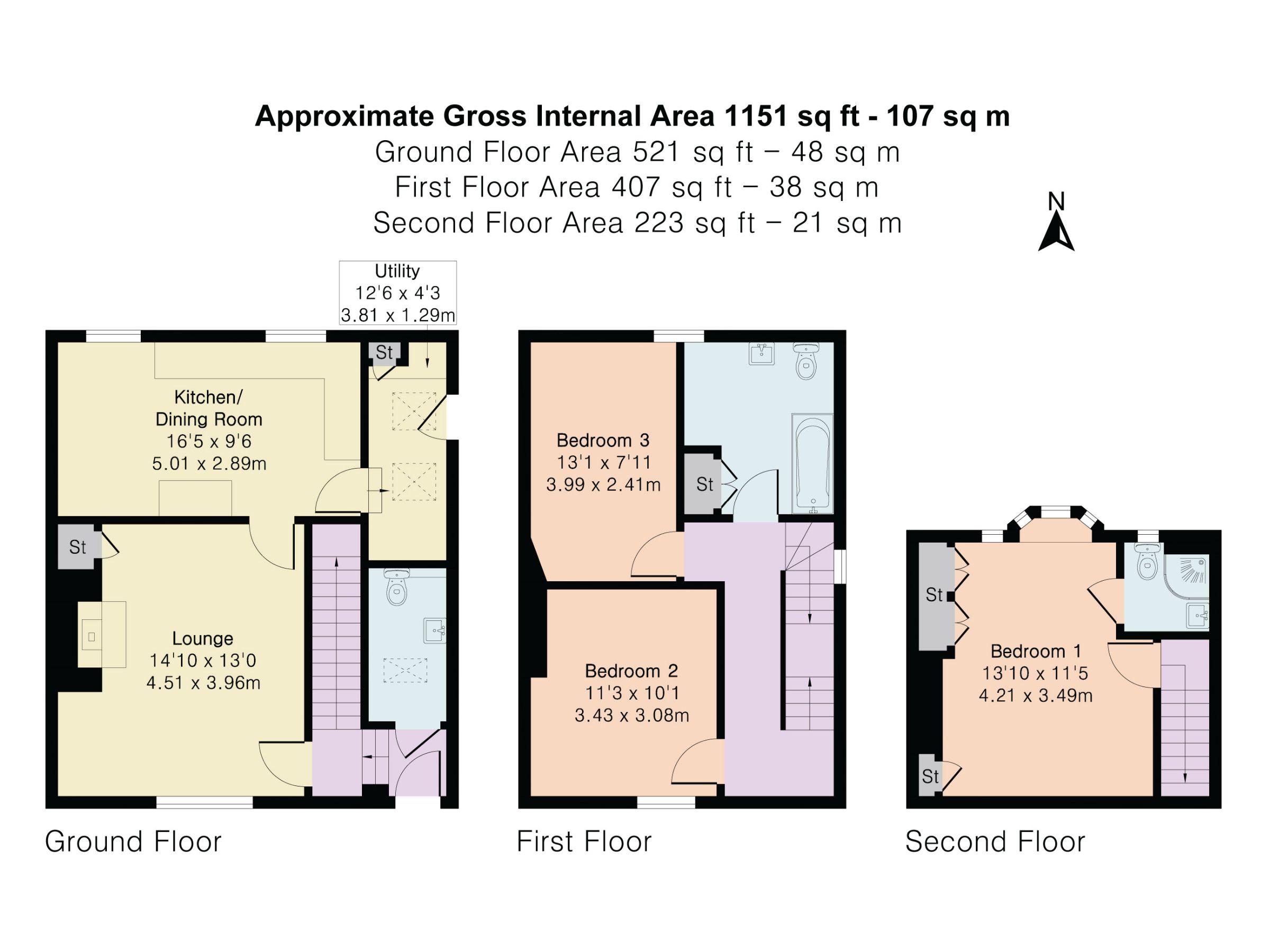 2 Lower Tythe Barn, Exeter floorplan