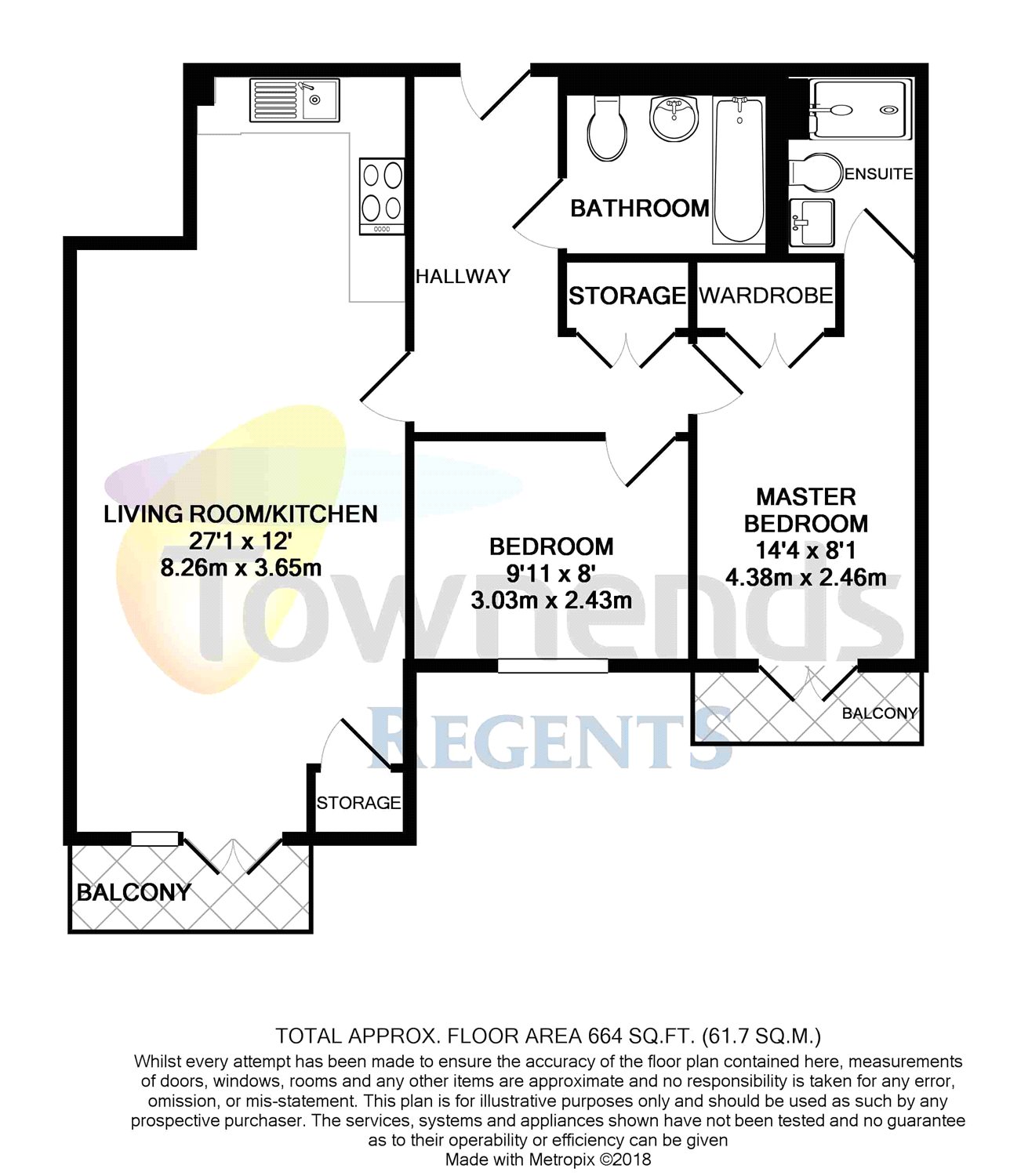 2 Bedrooms Flat for sale in Queenswood Crescent, Englefield Green, Surrey TW20