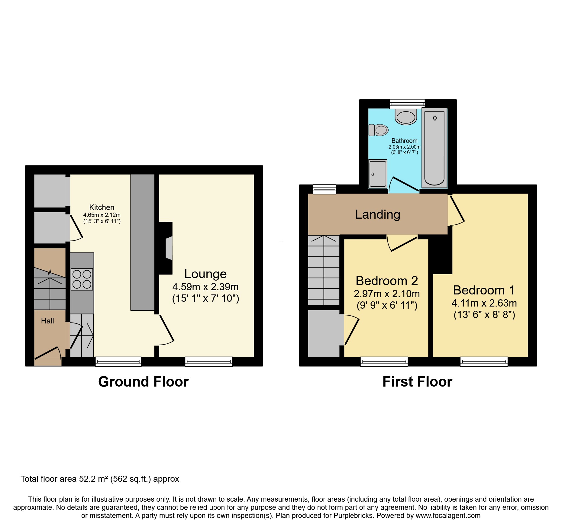 2, Lord Street, Oswestry floorplan