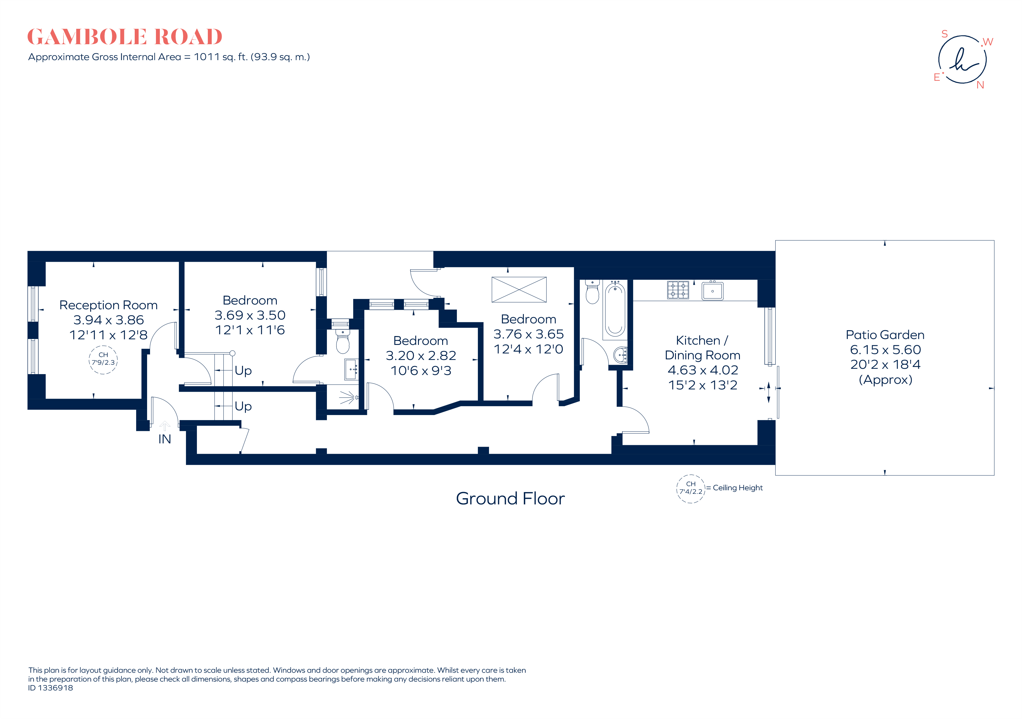 Flat 1, 32, Gambole Road, Tooting floorplan