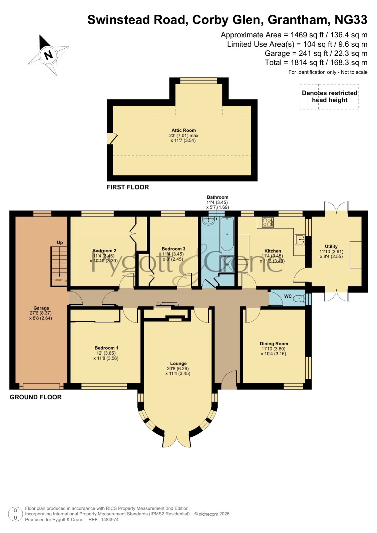 9, Swinstead Road, Grantham floorplan