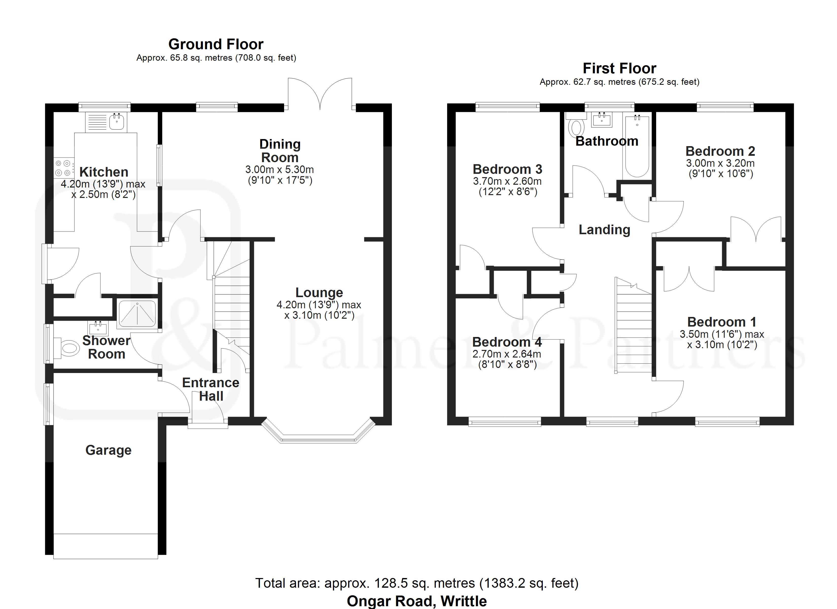 57, Ongar Road, Chelmsford floorplan