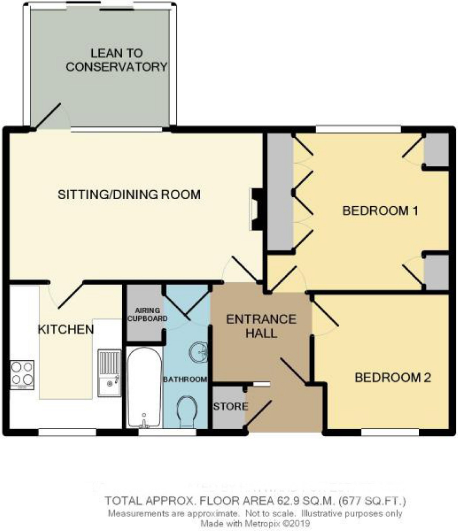2 bed detached bungalow for sale in Ferndale Road, New Milton BH25 Zoopla