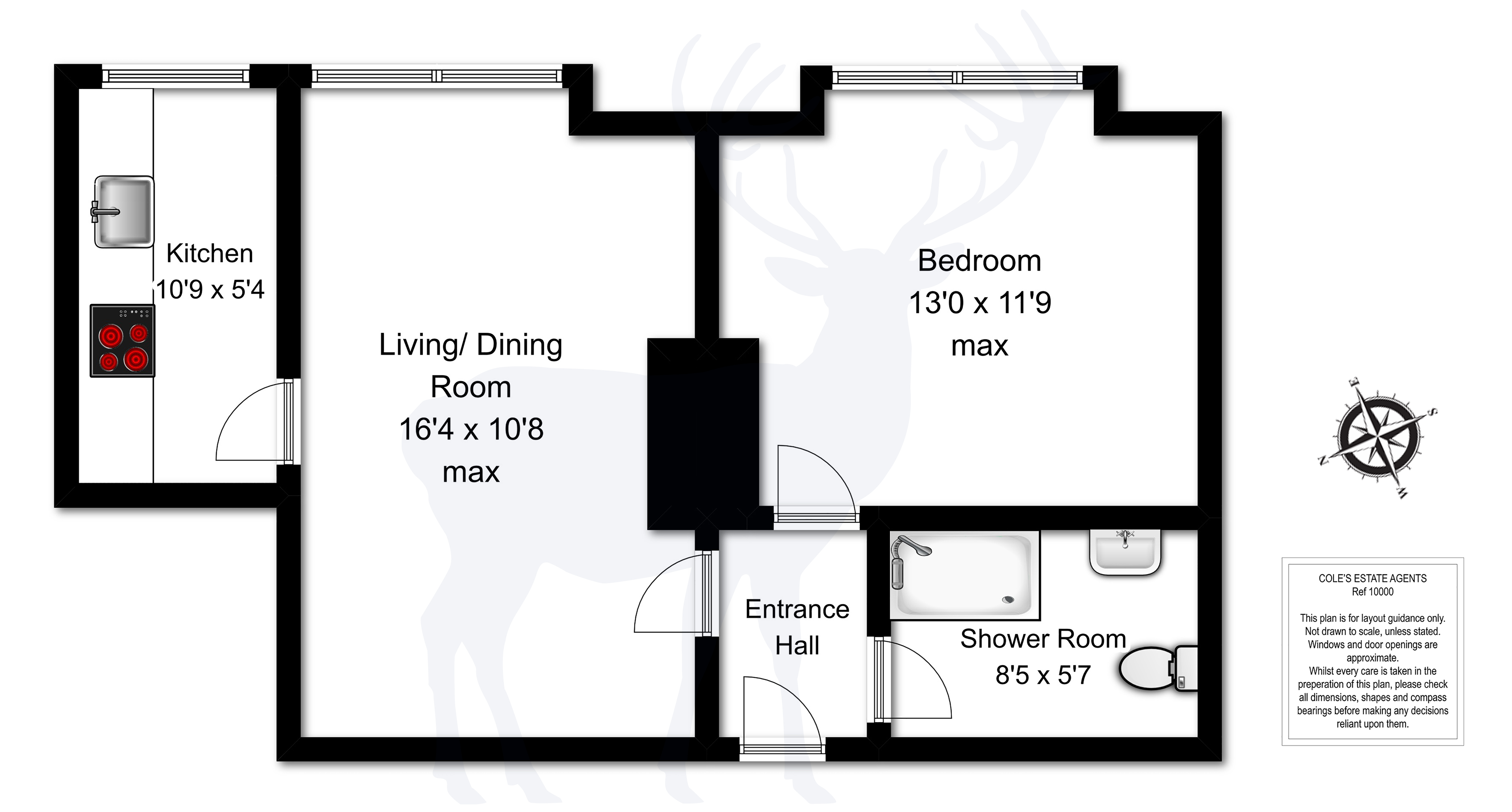 1 Bedrooms Flat for sale in Hammerwood Road, Ashurst Wood, East Grinstead, West Sussex RH19