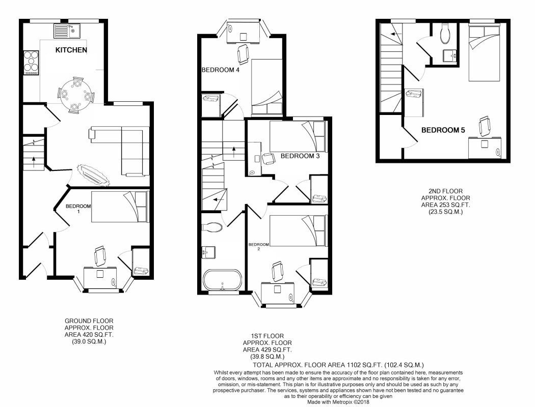 23, King Edward Street, Exeter floorplan