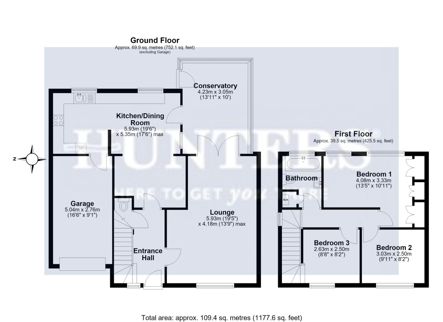 8, Yellow Hundred Close, Dursley floorplan