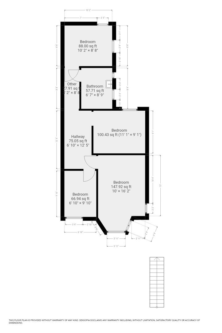 4, Chevron Street, Porth floorplan