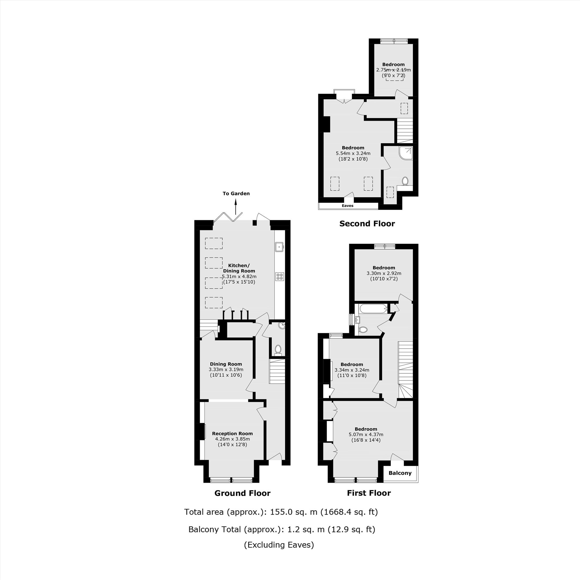 19, Napoleon Road, Twickenham floorplan