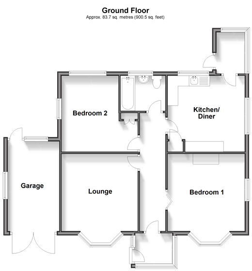Rolvenden Road, Tenterden floorplan