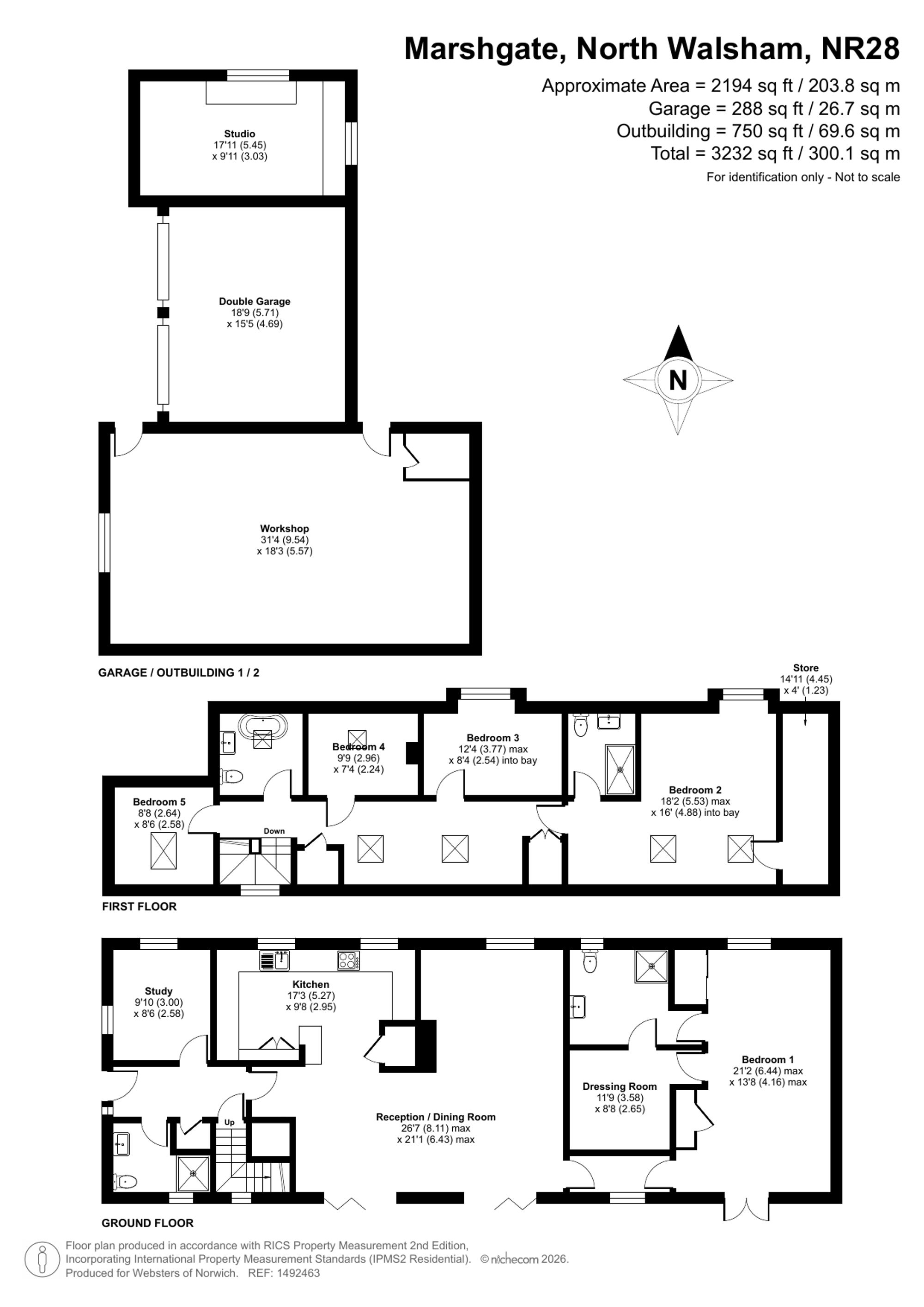 Highlands Marshgate, North Walsham floorplan
