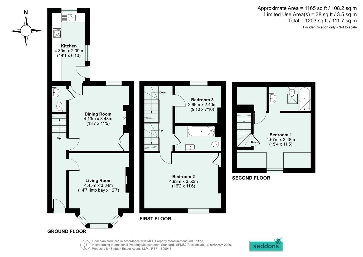 13, Queen Street, Tiverton floorplan