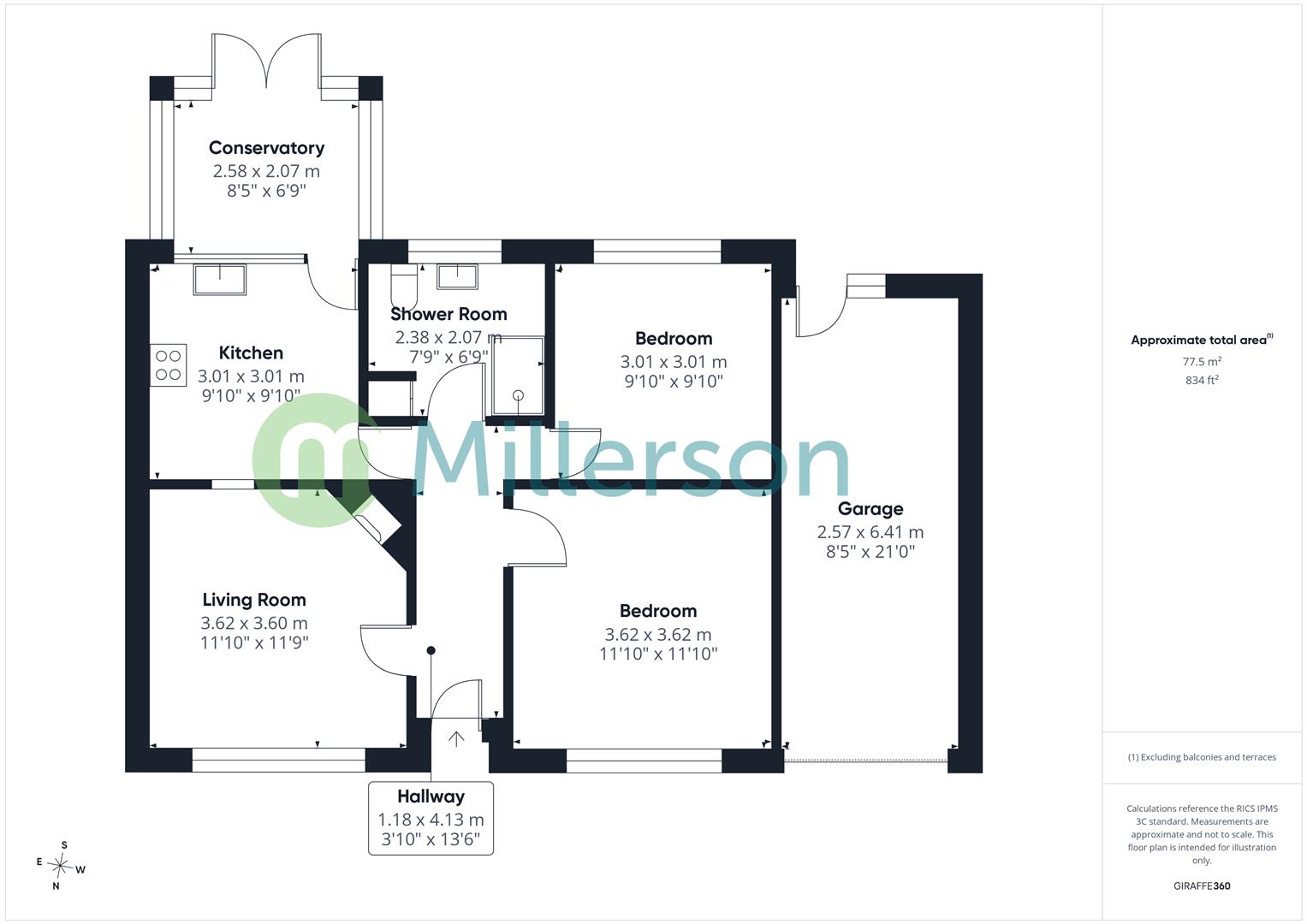 34, Agar Crescent, Redruth floorplan