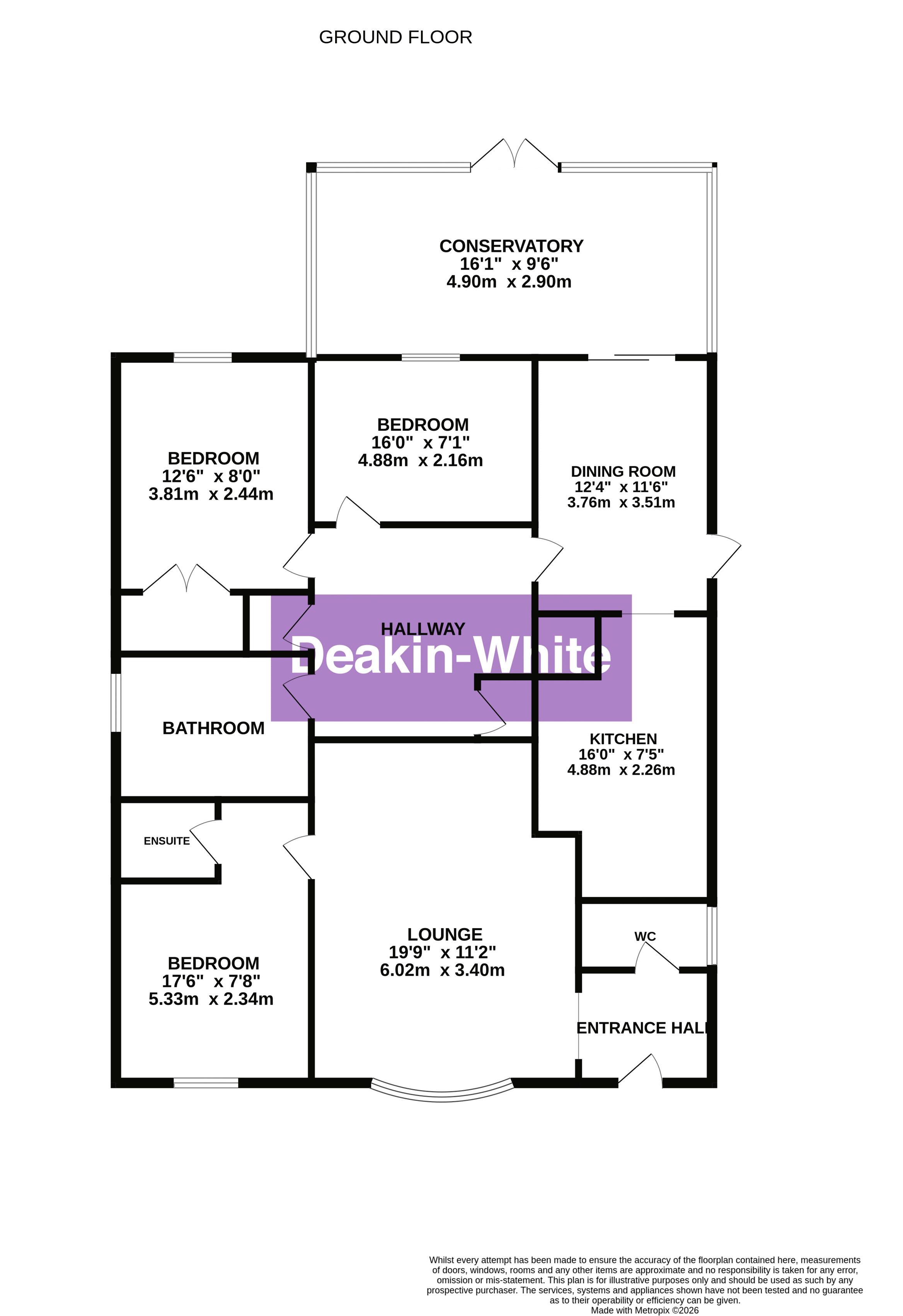 24, Barley Brow, Dunstable floorplan