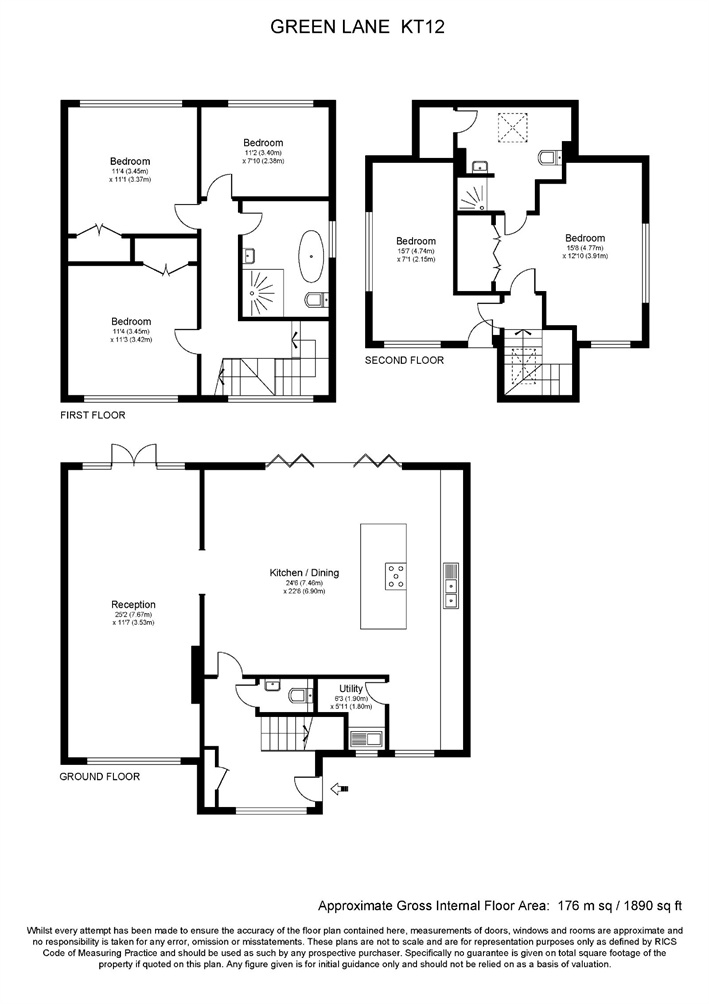 5 Bedrooms Detached house for sale in Green Lane, Hersham Village, Surrey KT12