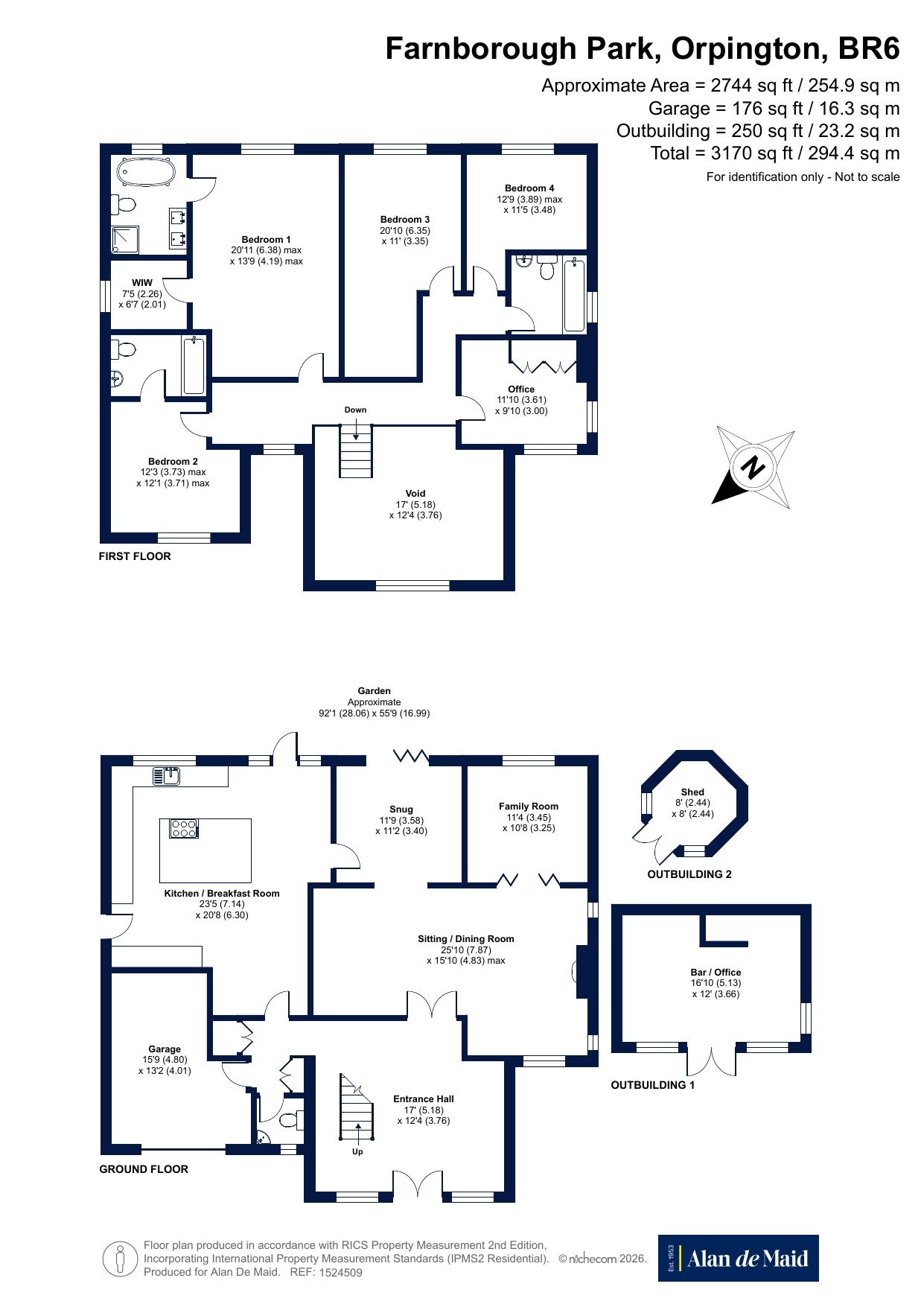 Gable Cottage, 19, The Glen, Farnborough Park floorplan