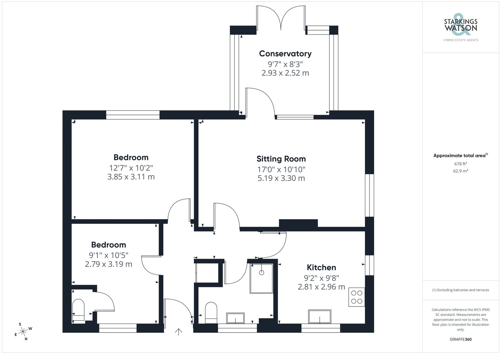 60 Ropes Walk, Norwich floorplan