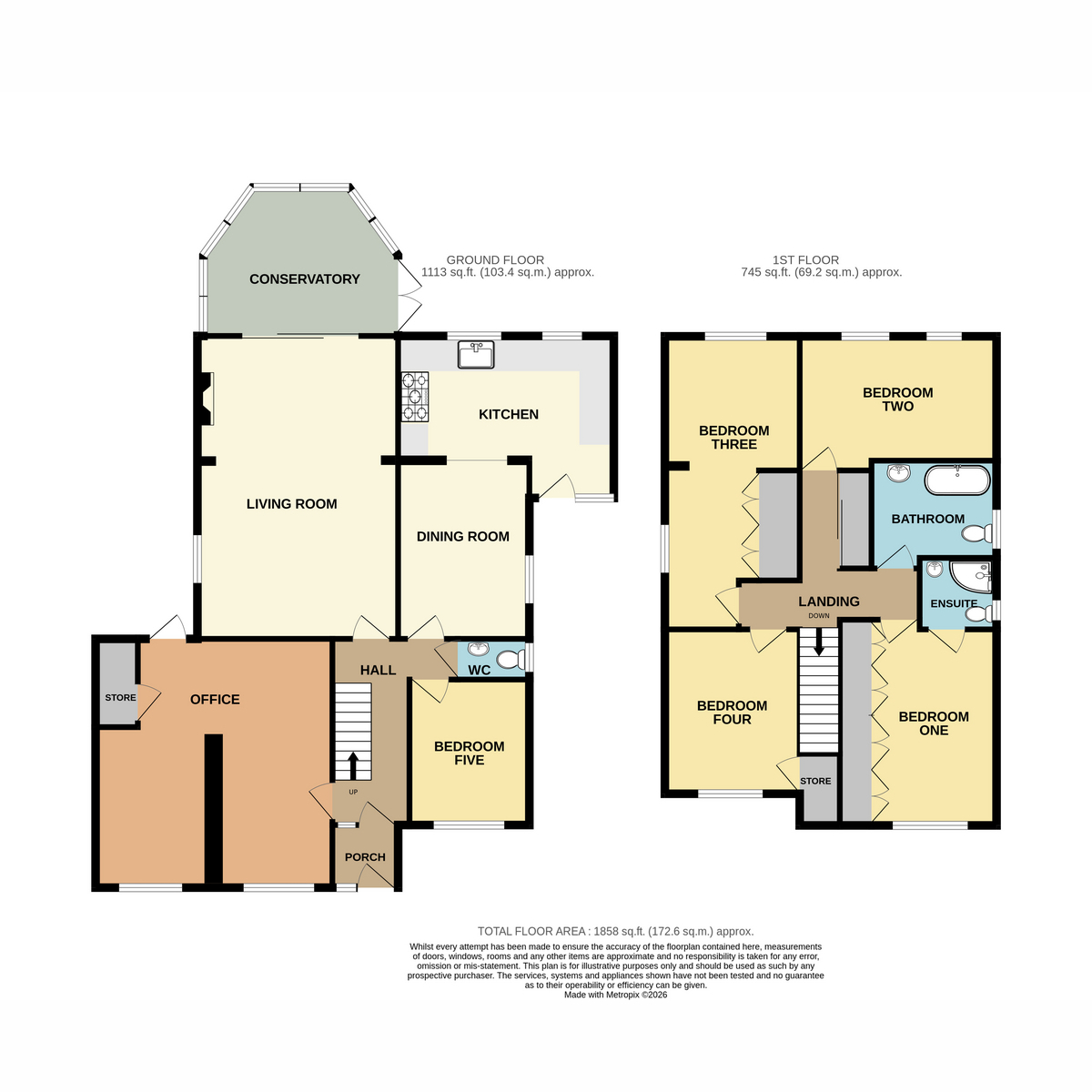 11, Pulpit Walk, Exeter floorplan