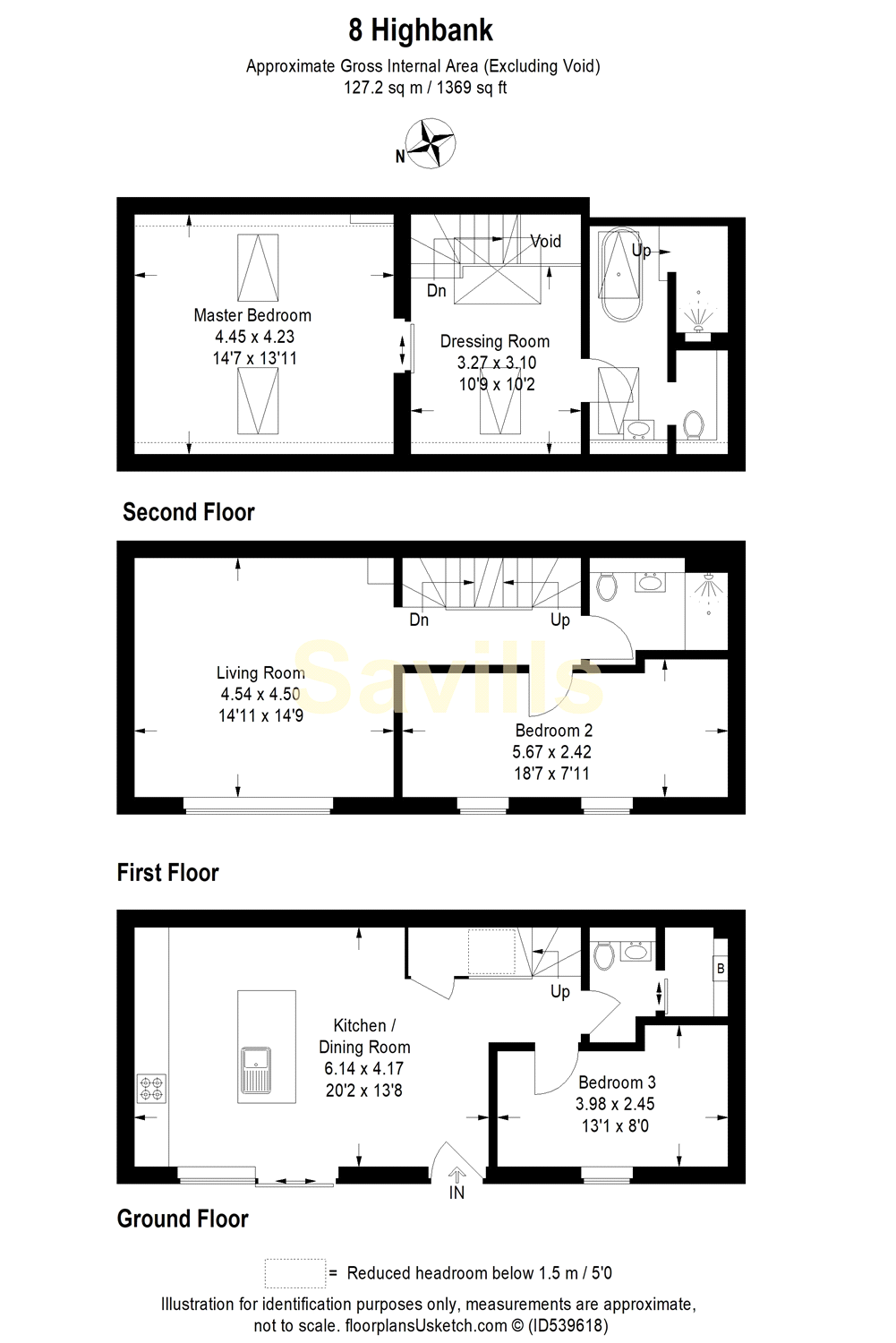 New home, 3 bed mews house for sale in Highbank, Green Walk, Bowdon