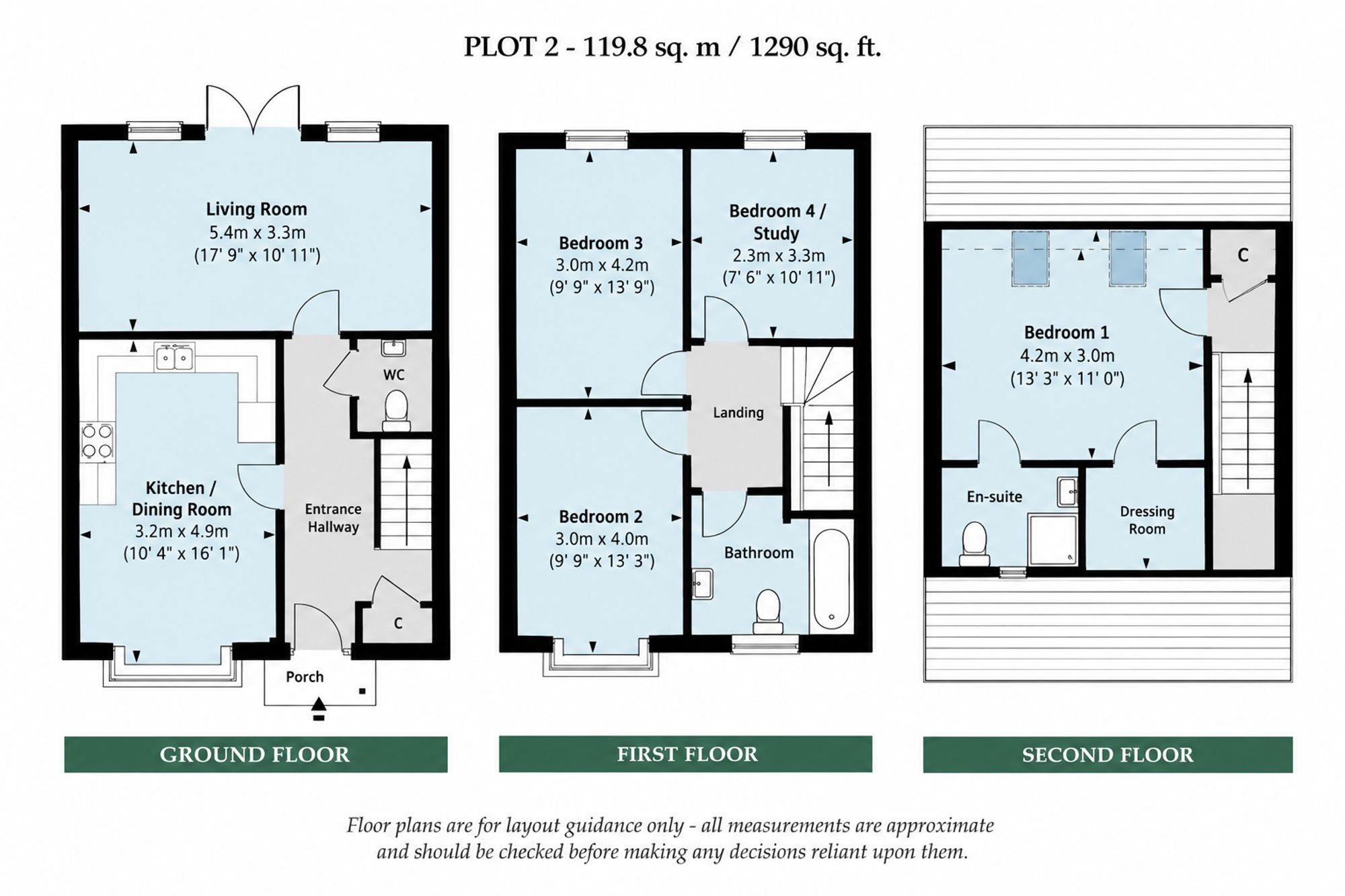 2 Rowan Cottages Caenwood Road, Ashtead floorplan