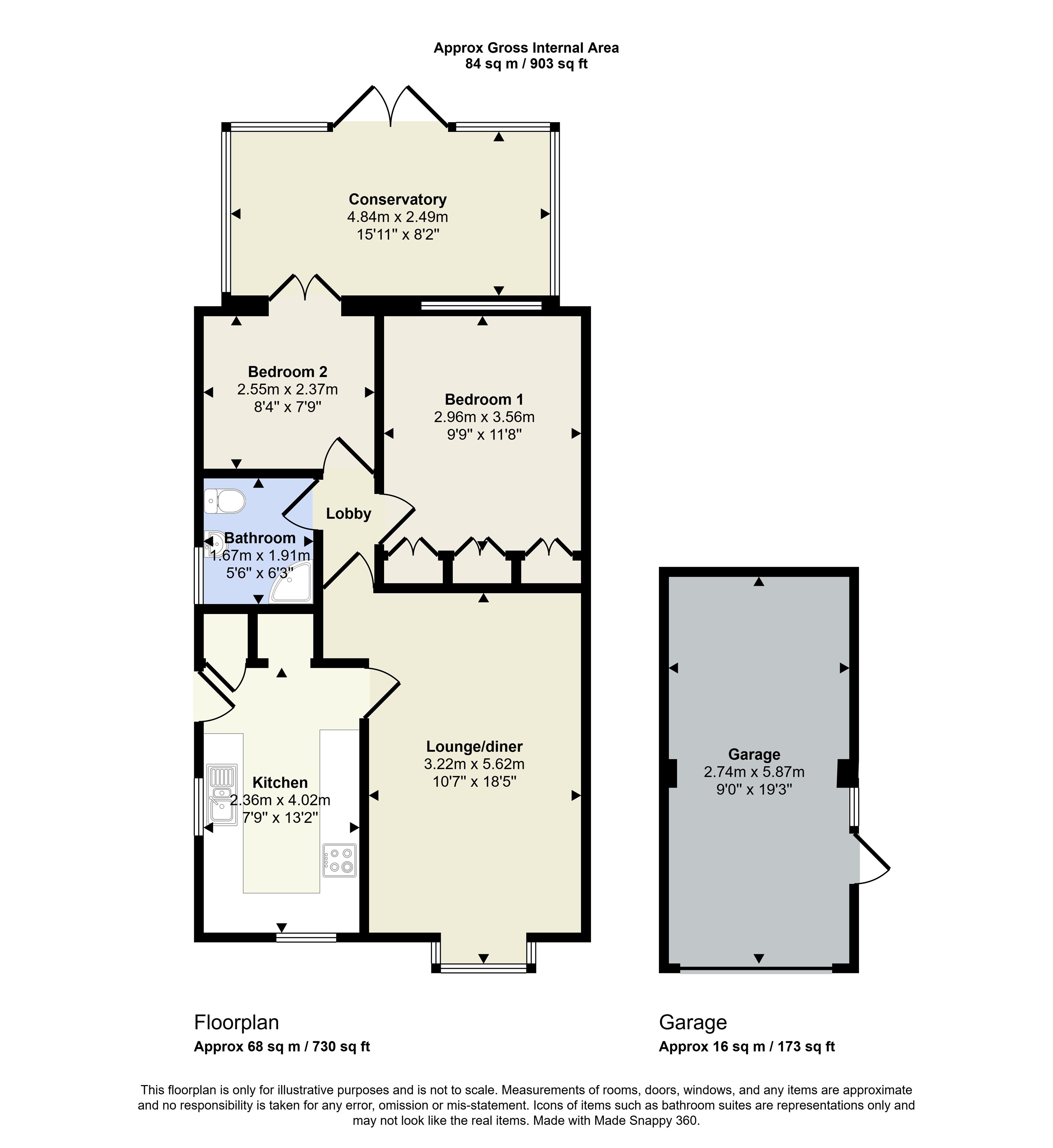 19, Roehampton Drive, Trowell, Nottingham floorplan