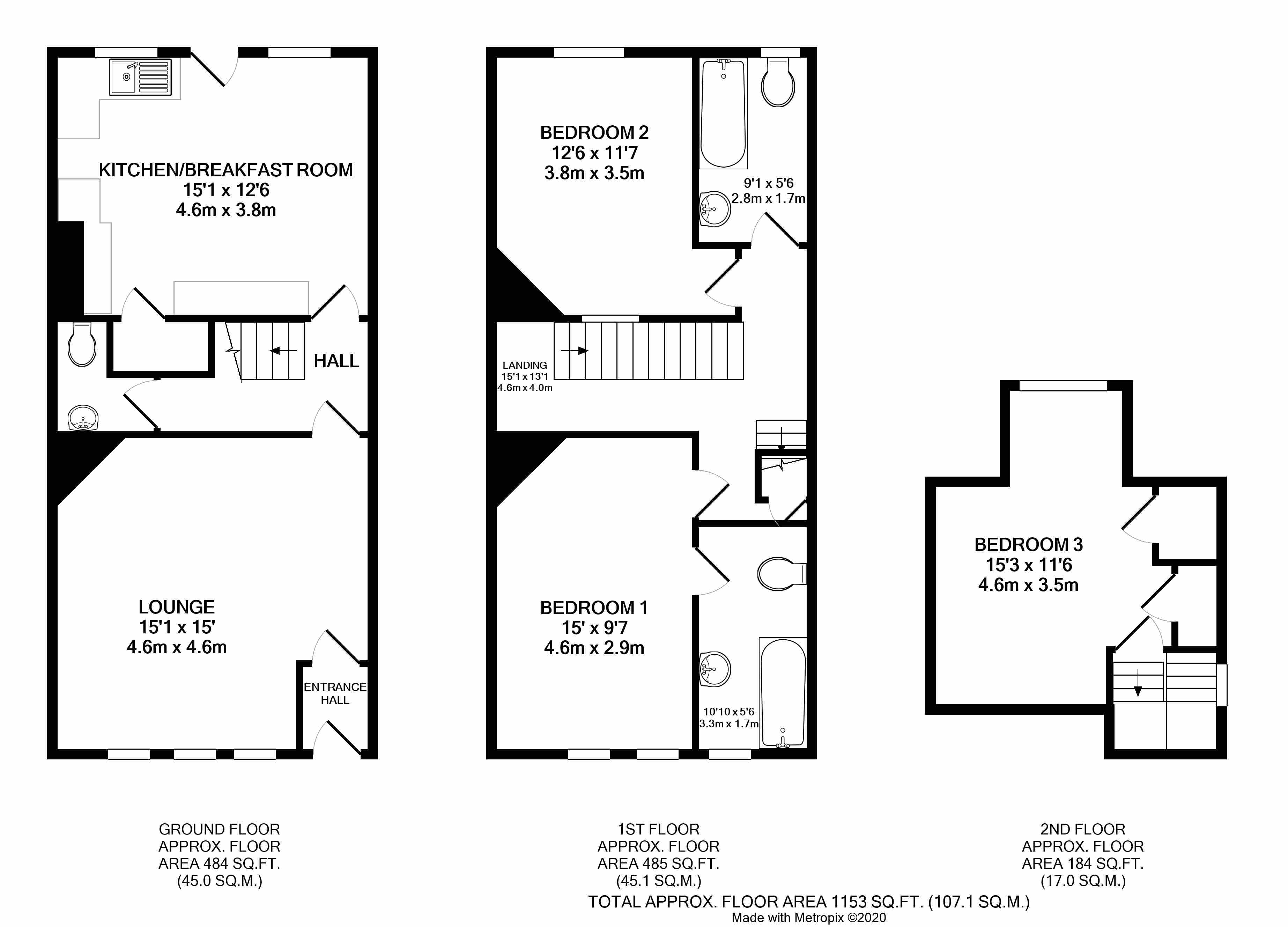 3 bed terraced house for sale in Selborne Road, Littlehampton BN17 - Zoopla