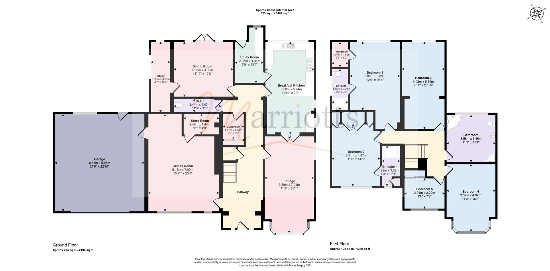 4, Middlebeck Drive, Nottingham floorplan