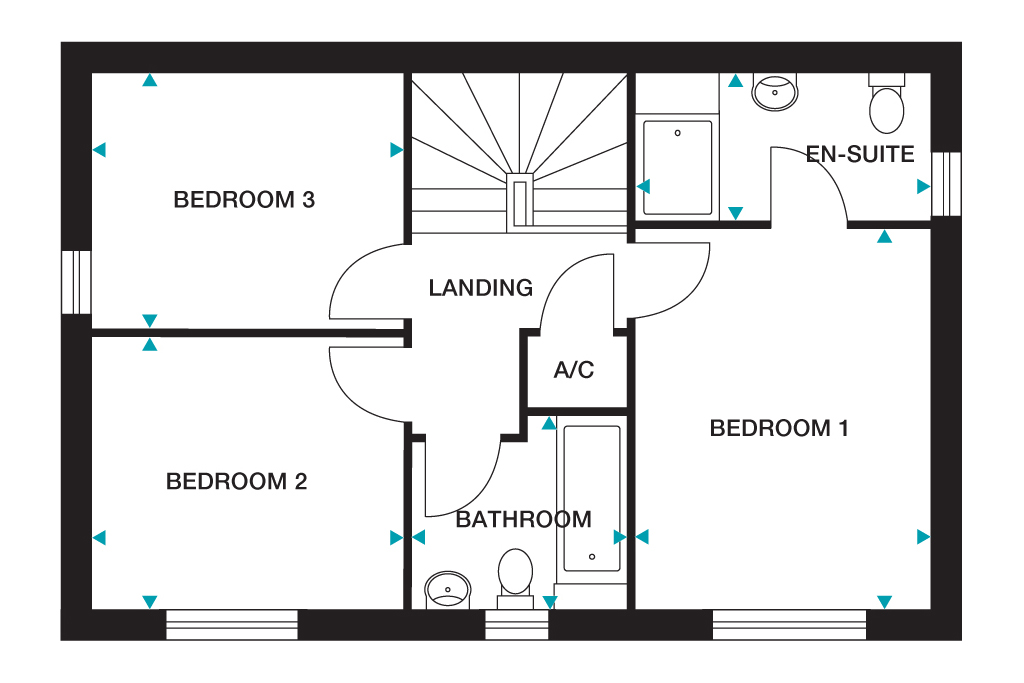 The Newbury, Parkway, Gaywood, King's Lynn floorplan