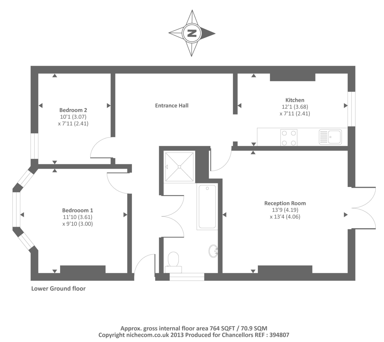Montague Road, Richmond TW10, 2 bedroom flat to rent 44518826