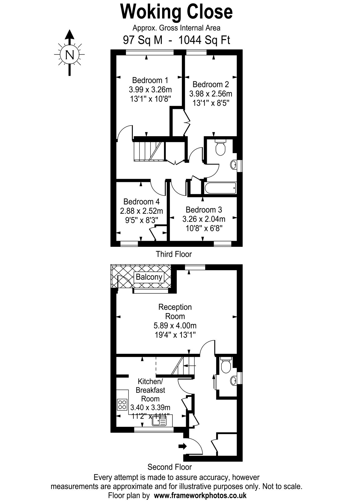 18, Woking Close, London floorplan