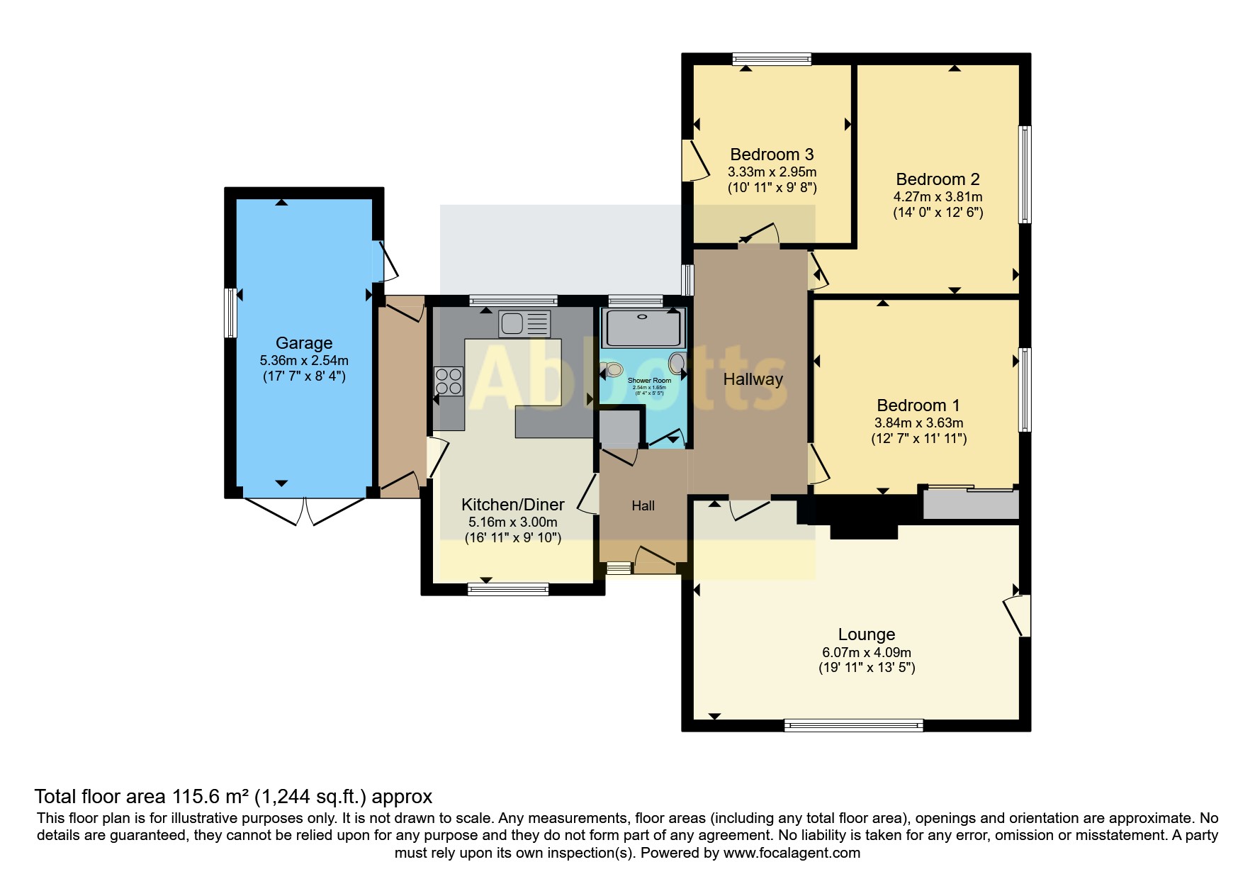 112, School Road, Wisbech floorplan