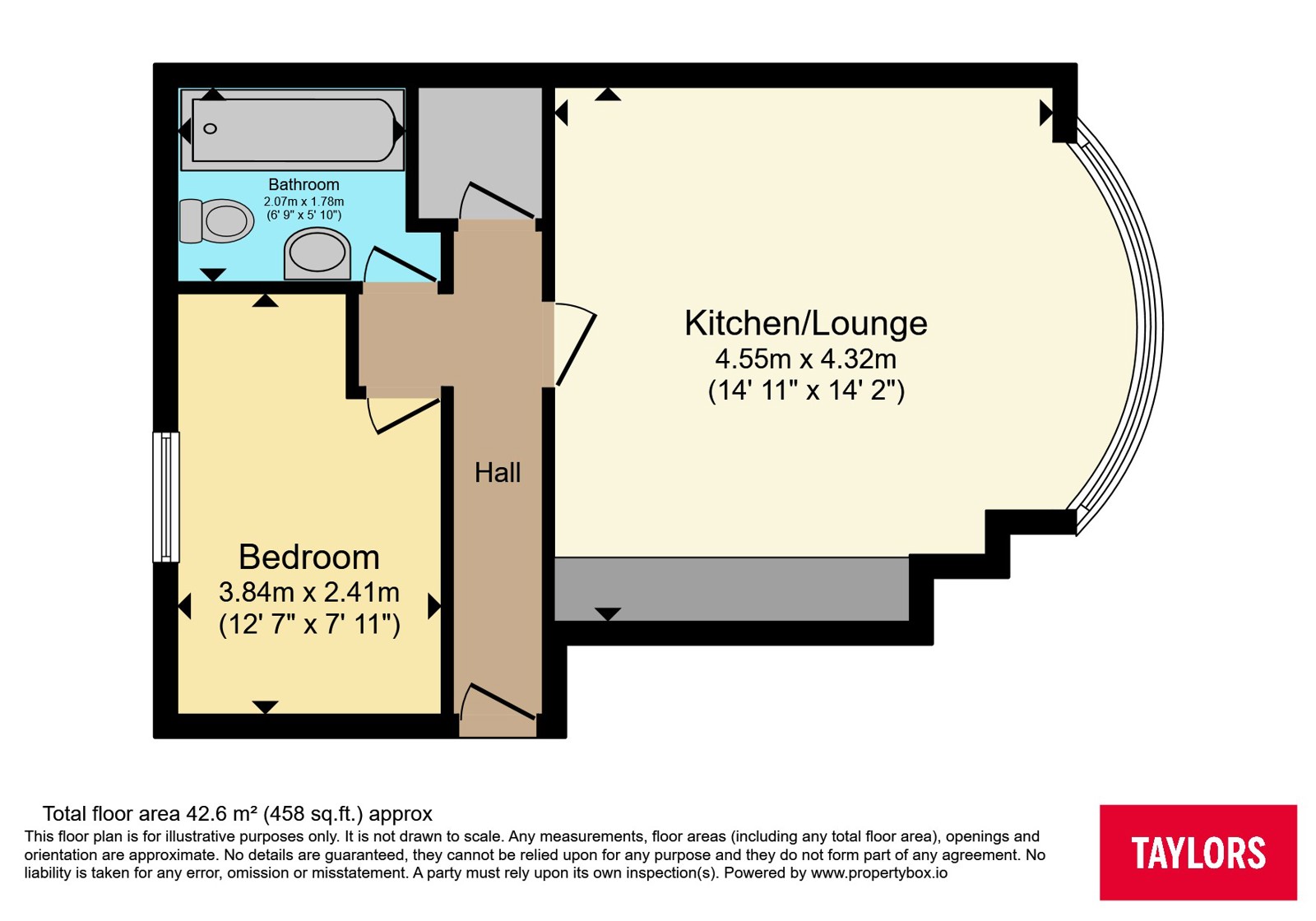 Flat 1, Staple Hill House 103-105,, Staple Hill Road, Bristol floorplan