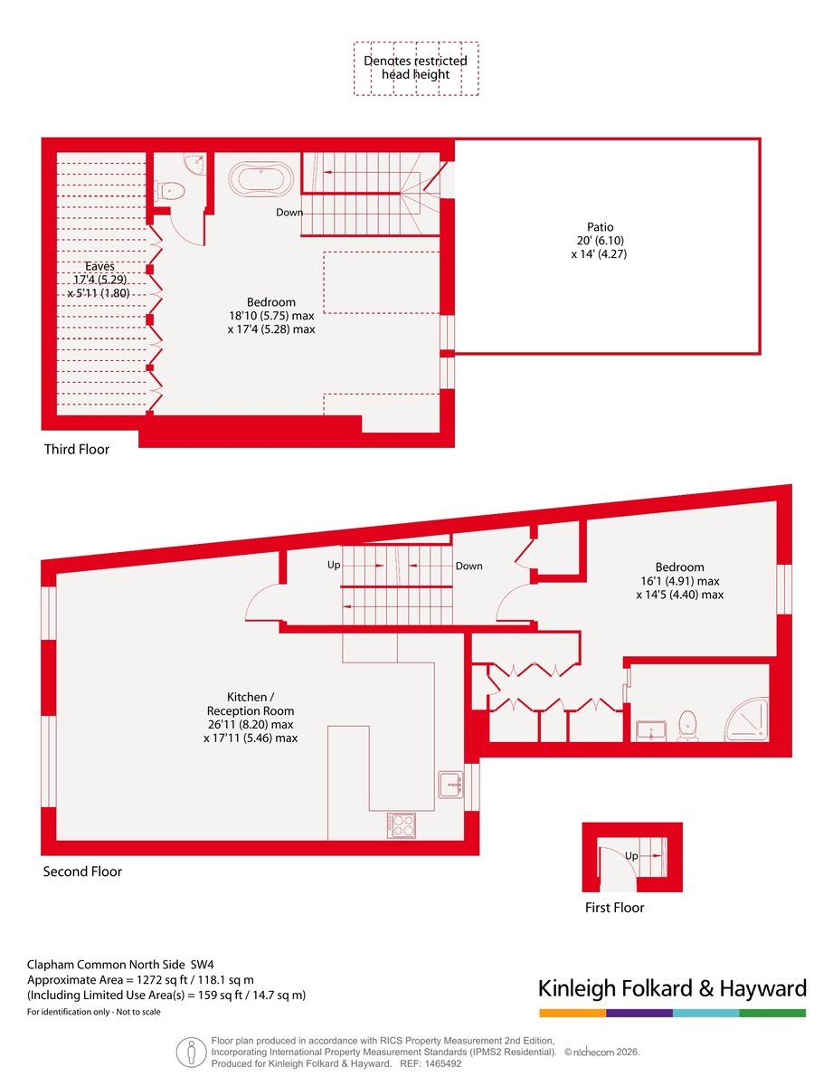 Flat C, 79, Clapham Common North Side, London floorplan