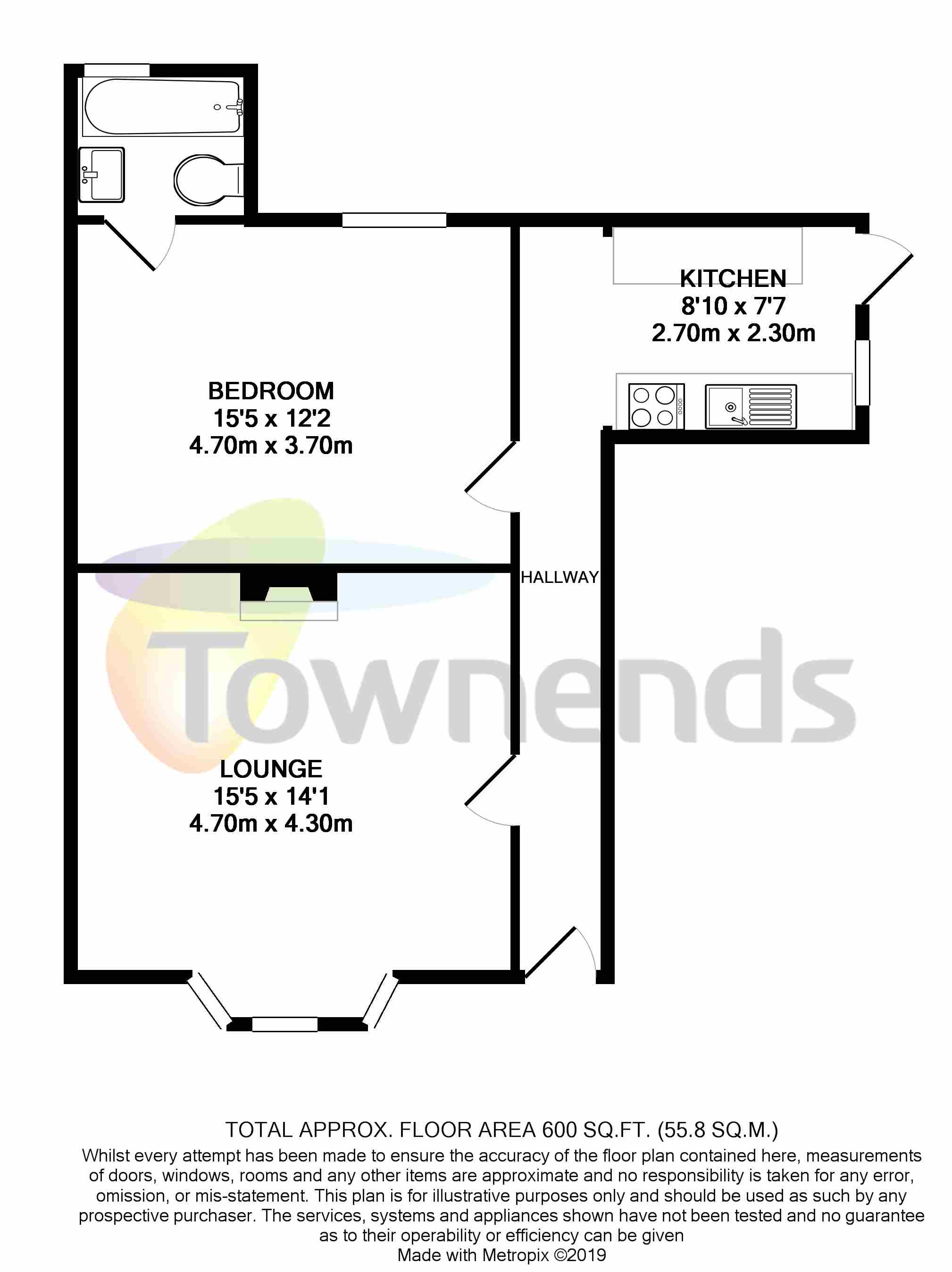 1 Bedrooms Flat to rent in Hazelbank Road, London SE6