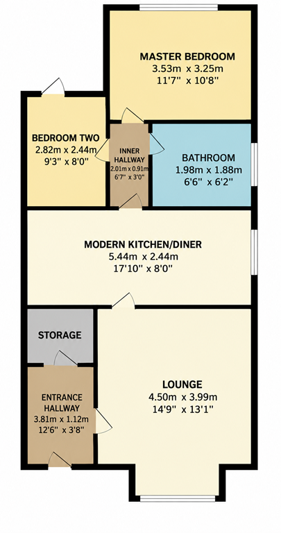 Wigan Road Greater Manchester, Westhoughton floorplan